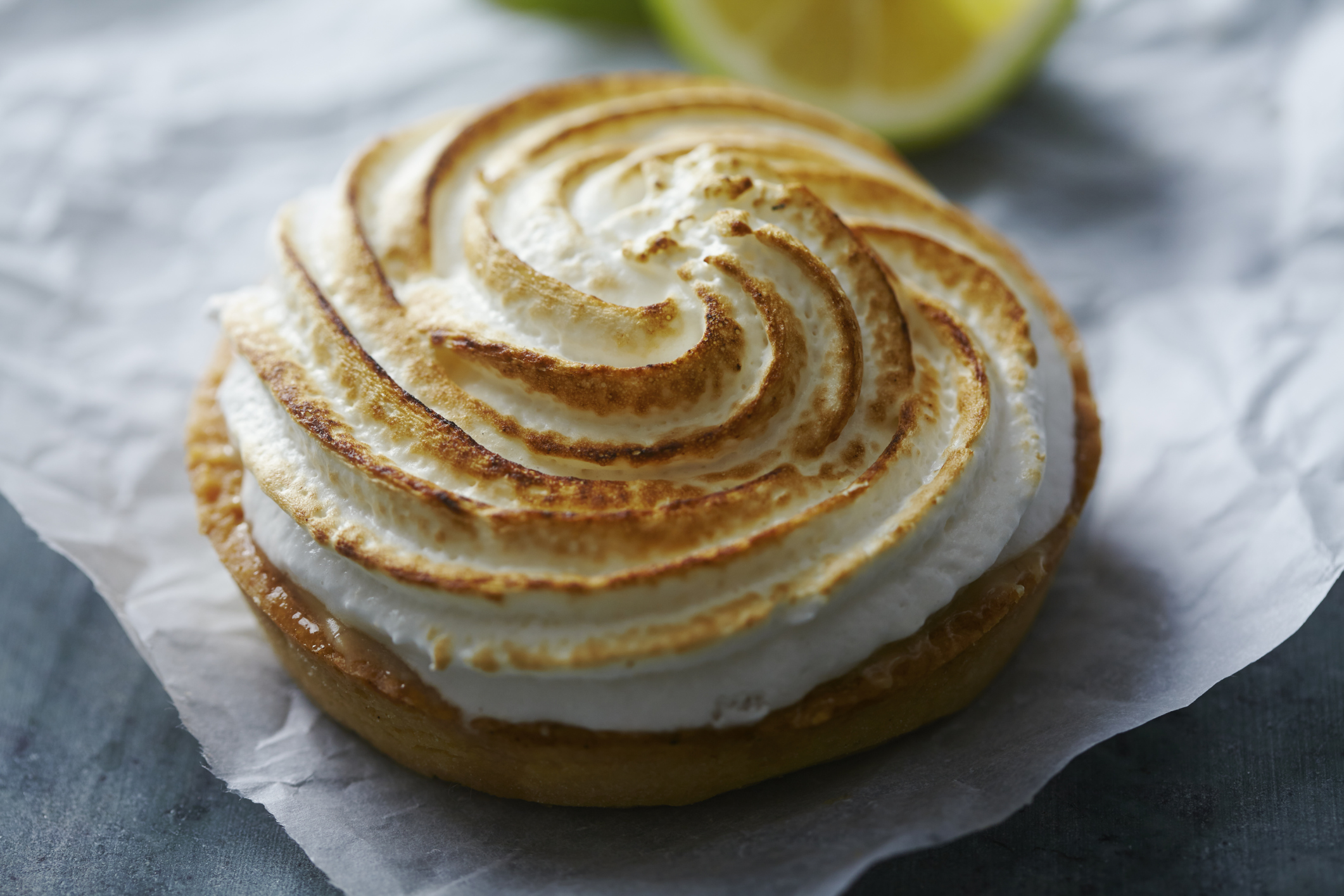 Tarta merengada de limón