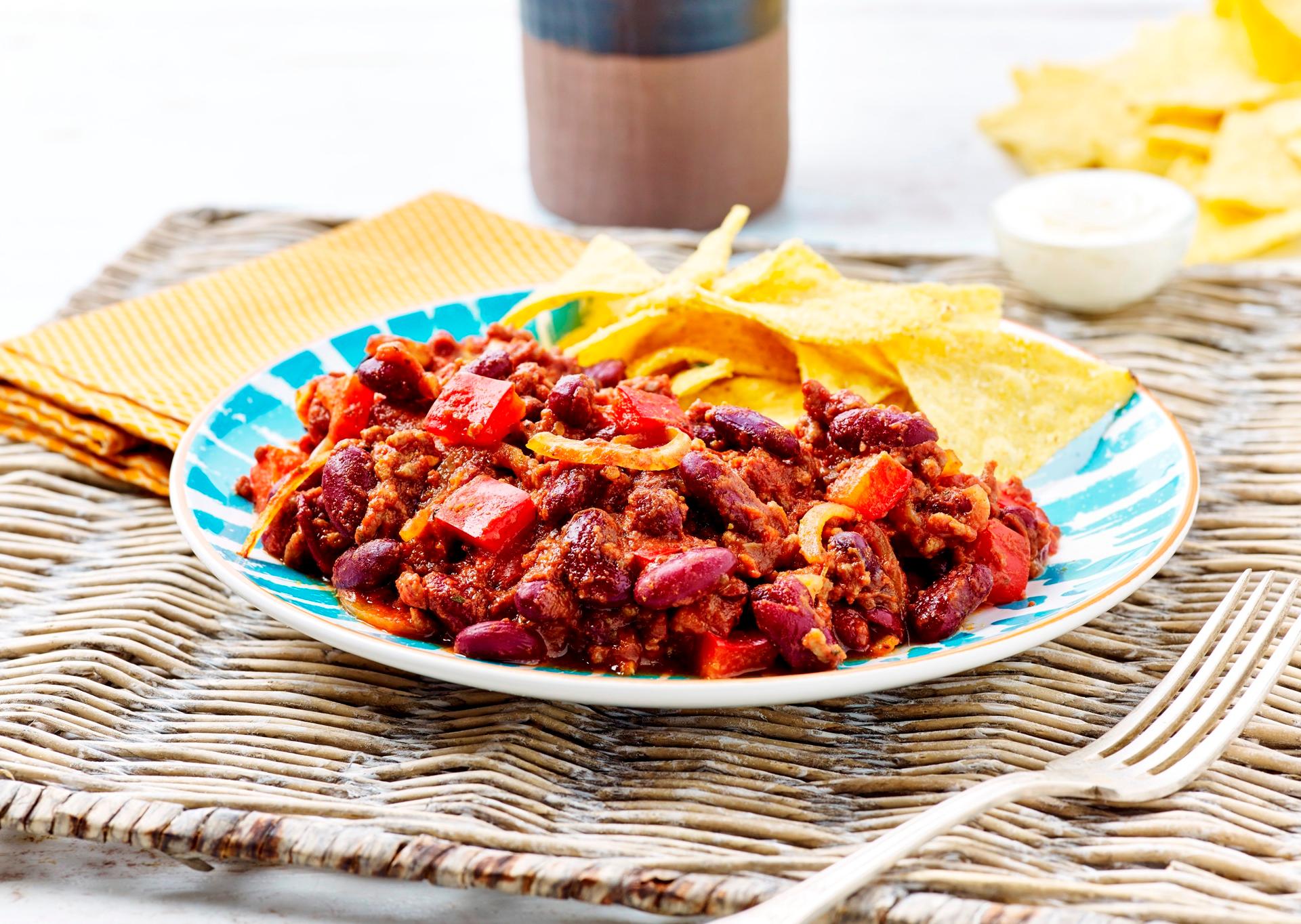 Chili con carne met chocolade en peterselieroom Recepten undefined Tefal
