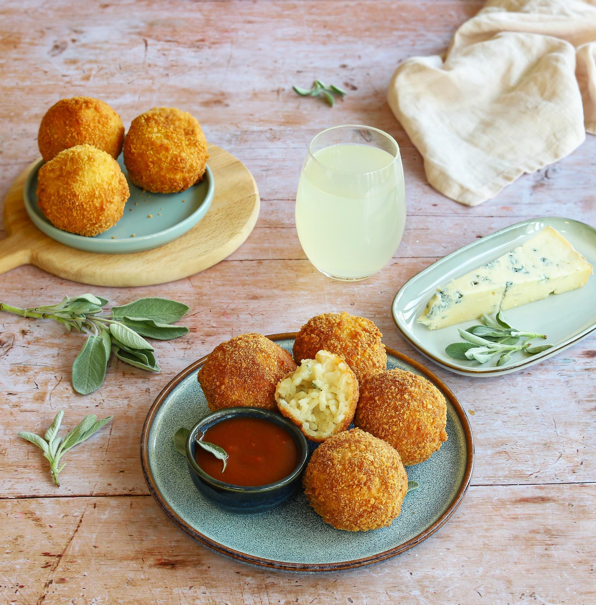 Arancini au gorgonzola et à la sauge - Recette Poêles et Casseroles | Tefal