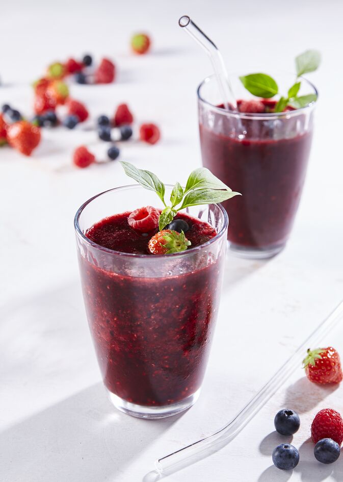 Cocktail Frosé (frappé rosé)