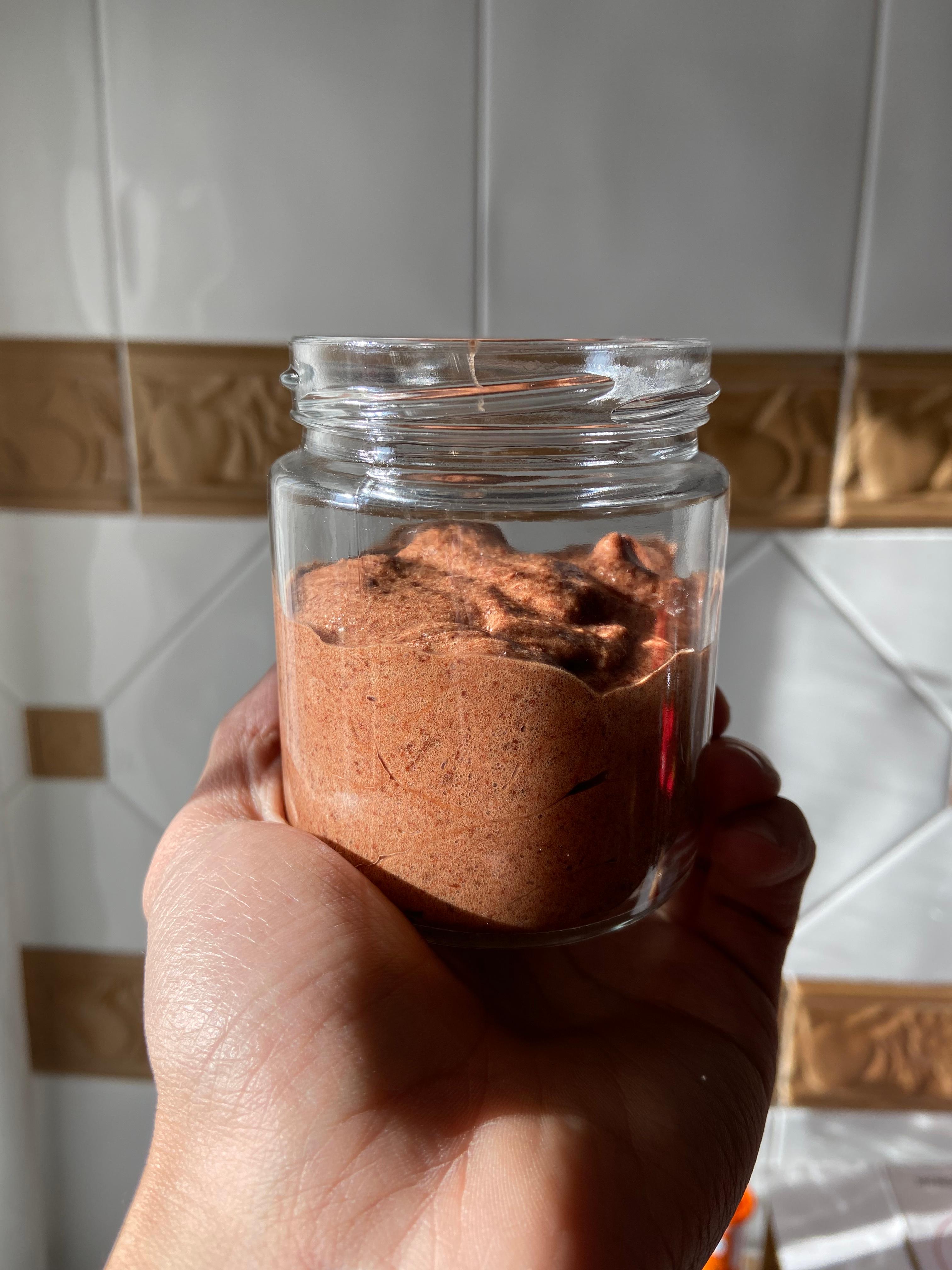 Mousse de chocolate vegana