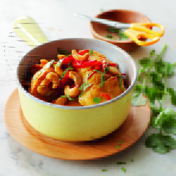 Pollo con anacardos
