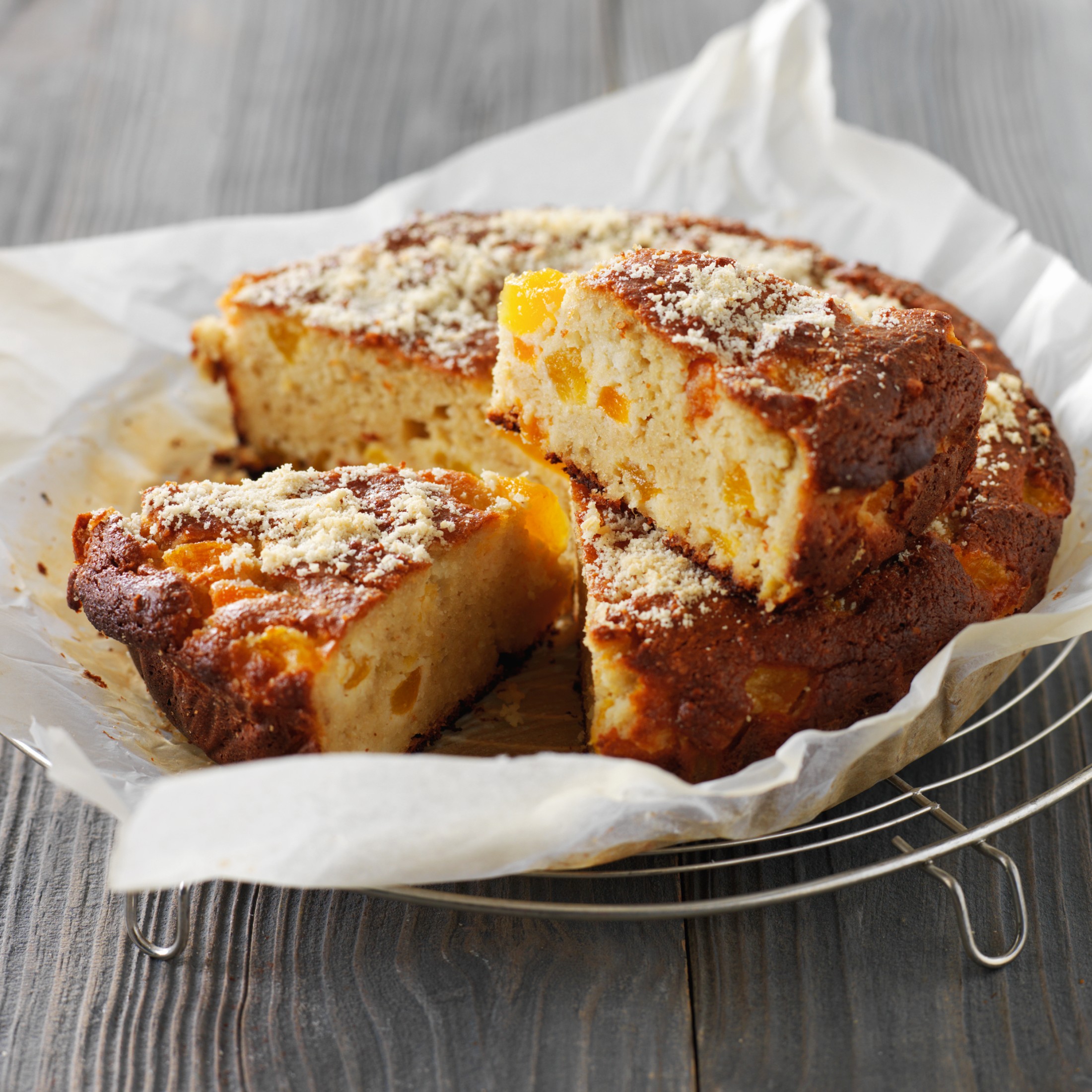 Fondant di ricotta e albicocche