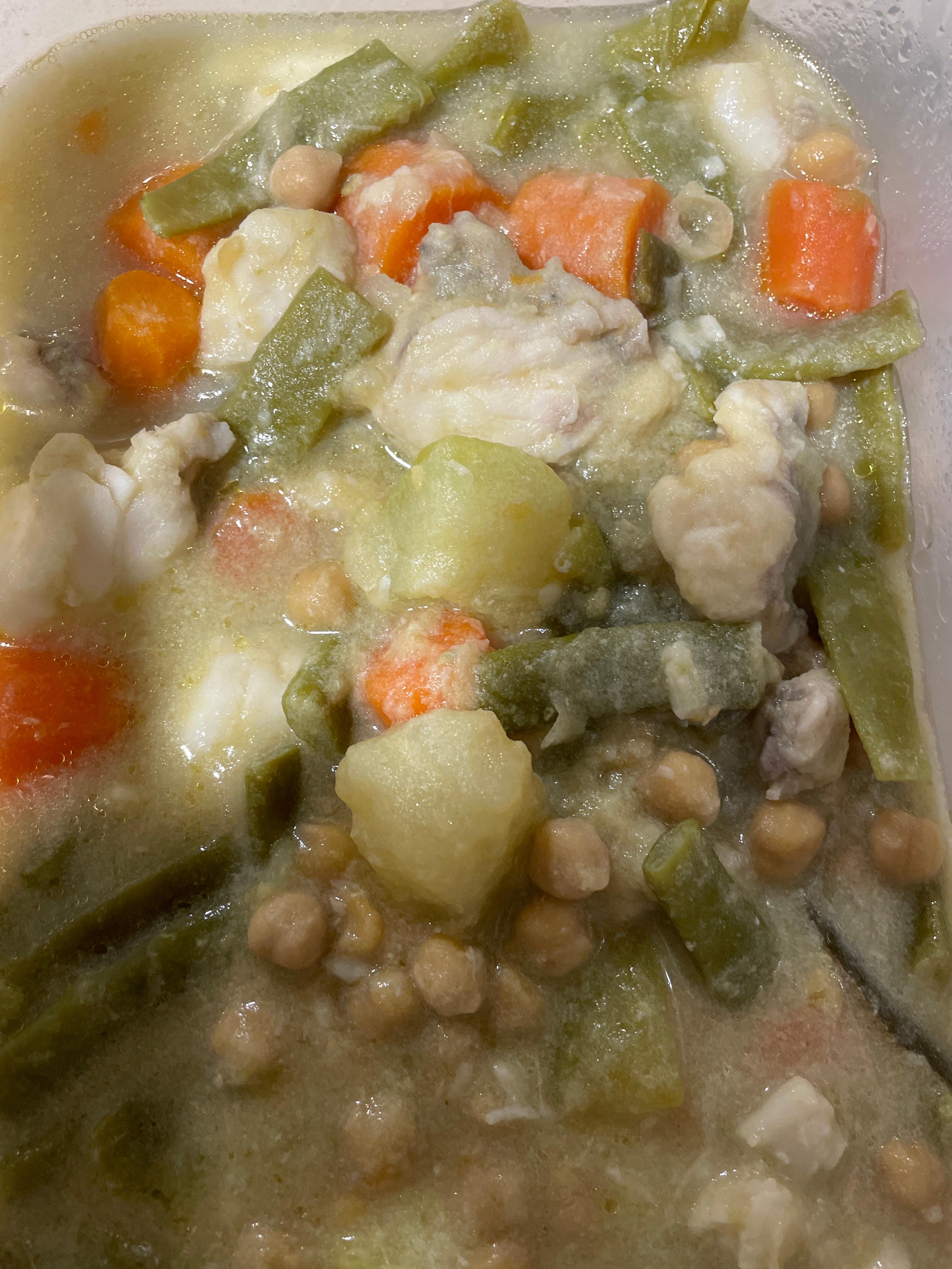 Estofado de lo Bacalao o Rape
