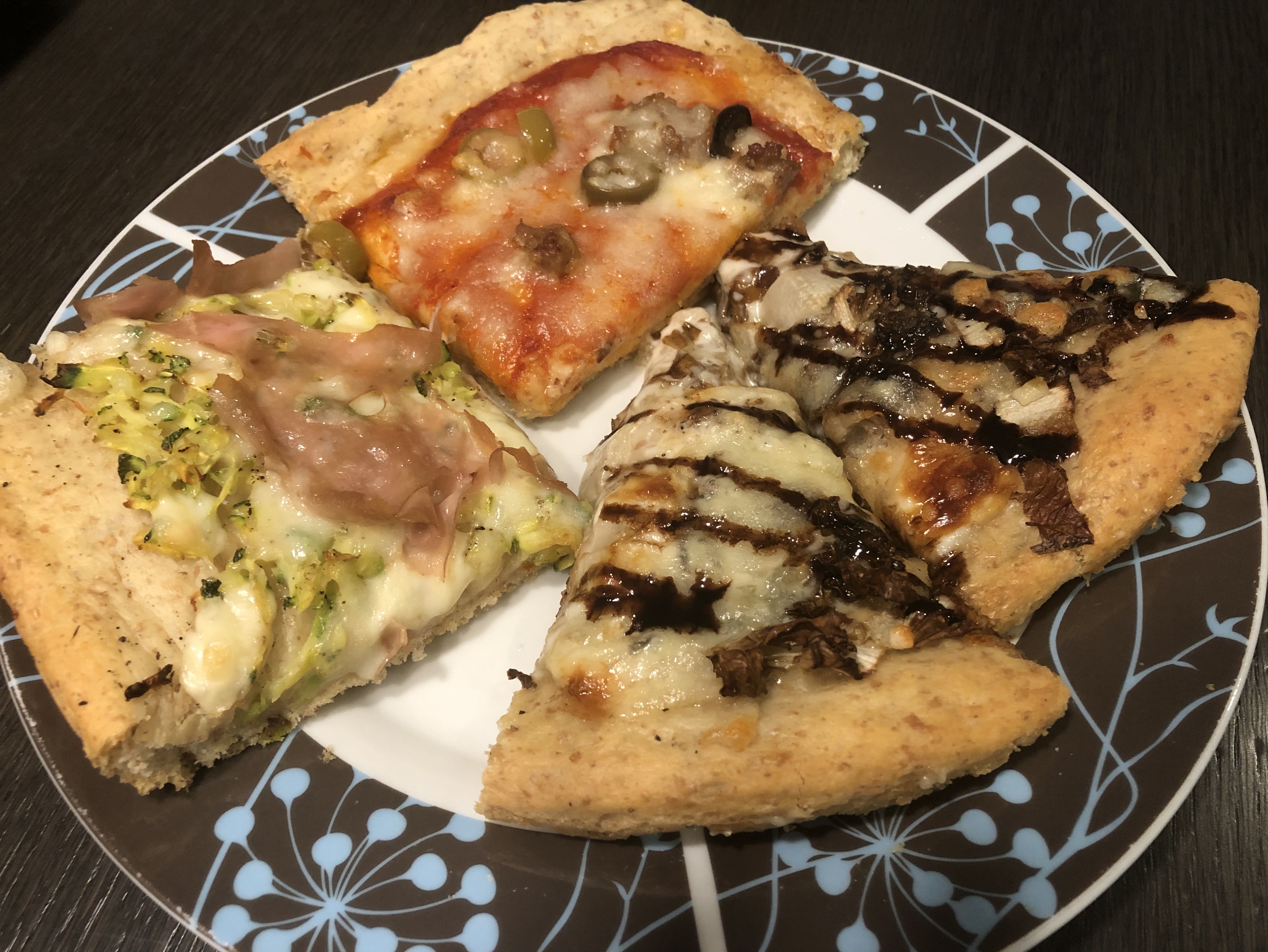 Pizza con mix di farine