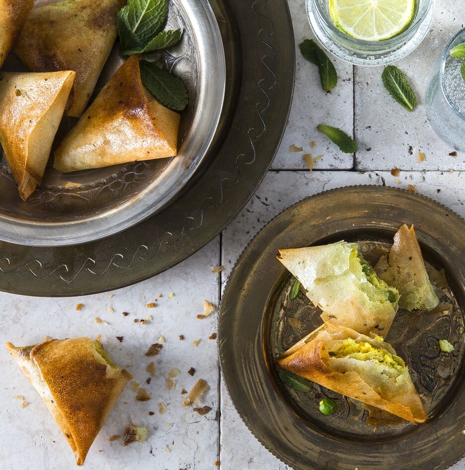 Samosas Vegetarianas Crujientes