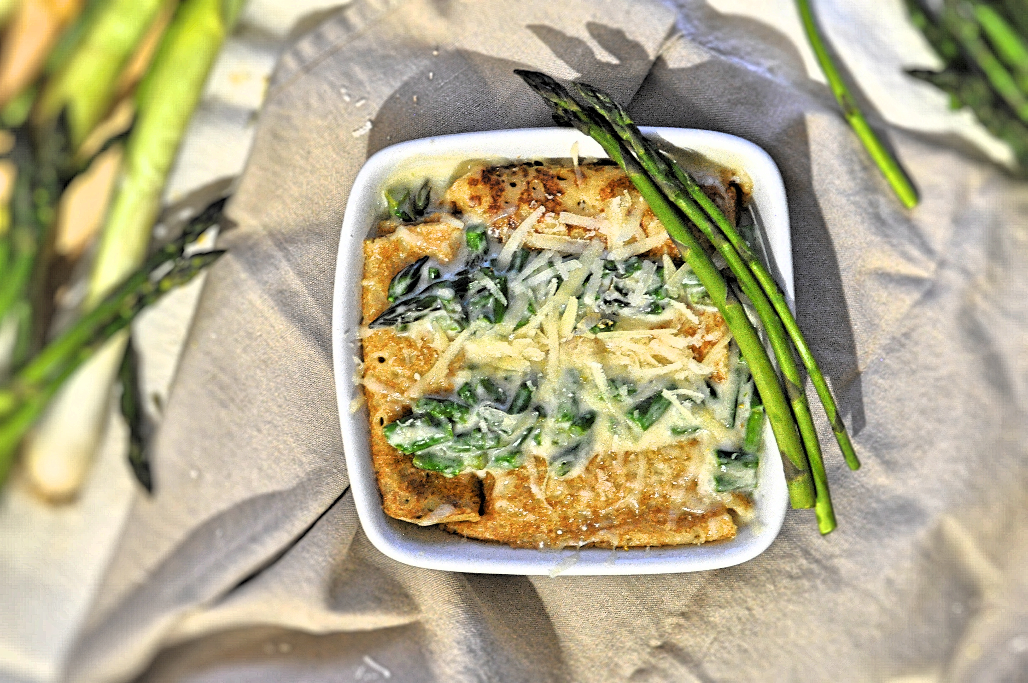 Crepes agli asparagi