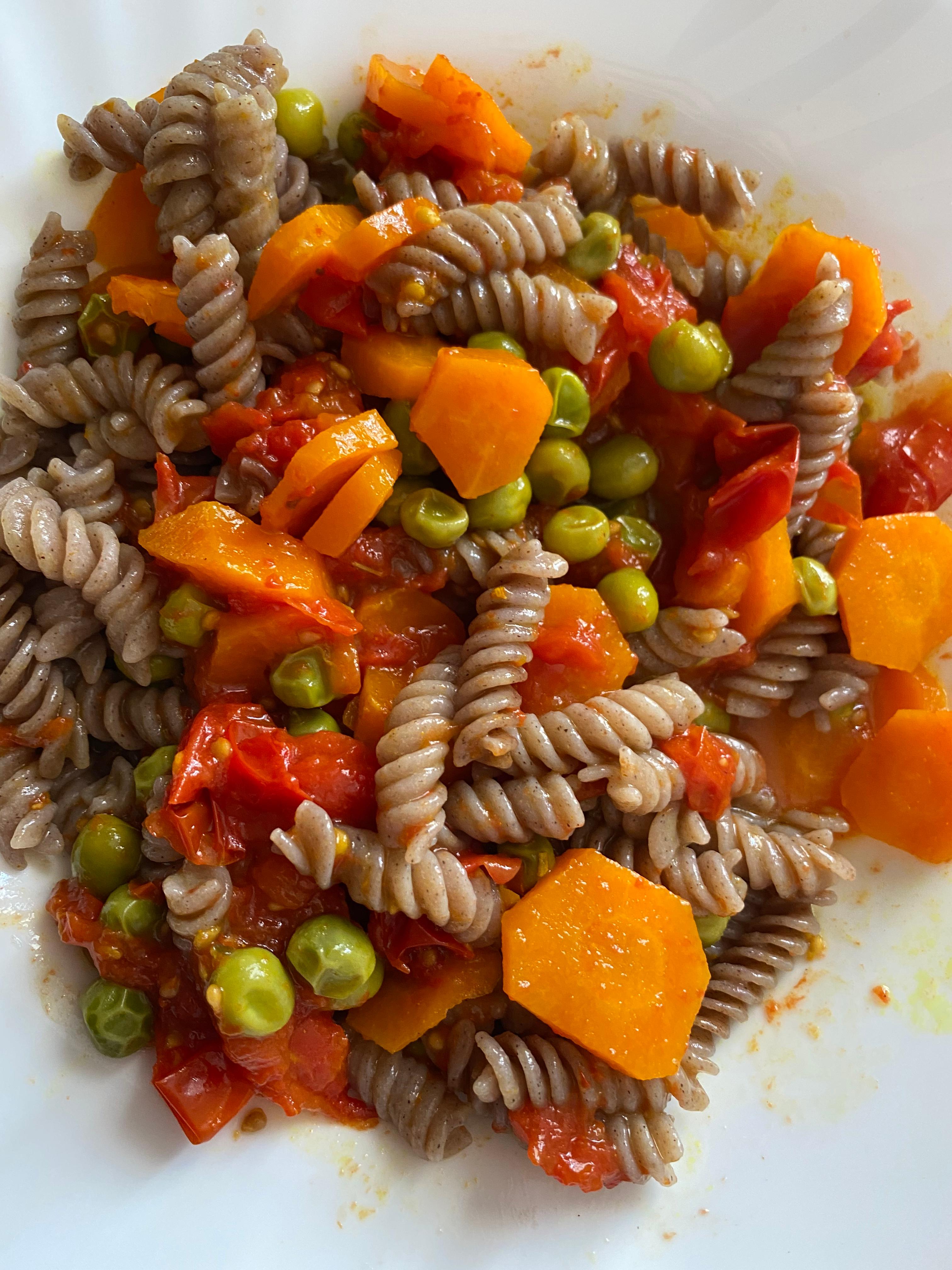 Fusilli vegetariani