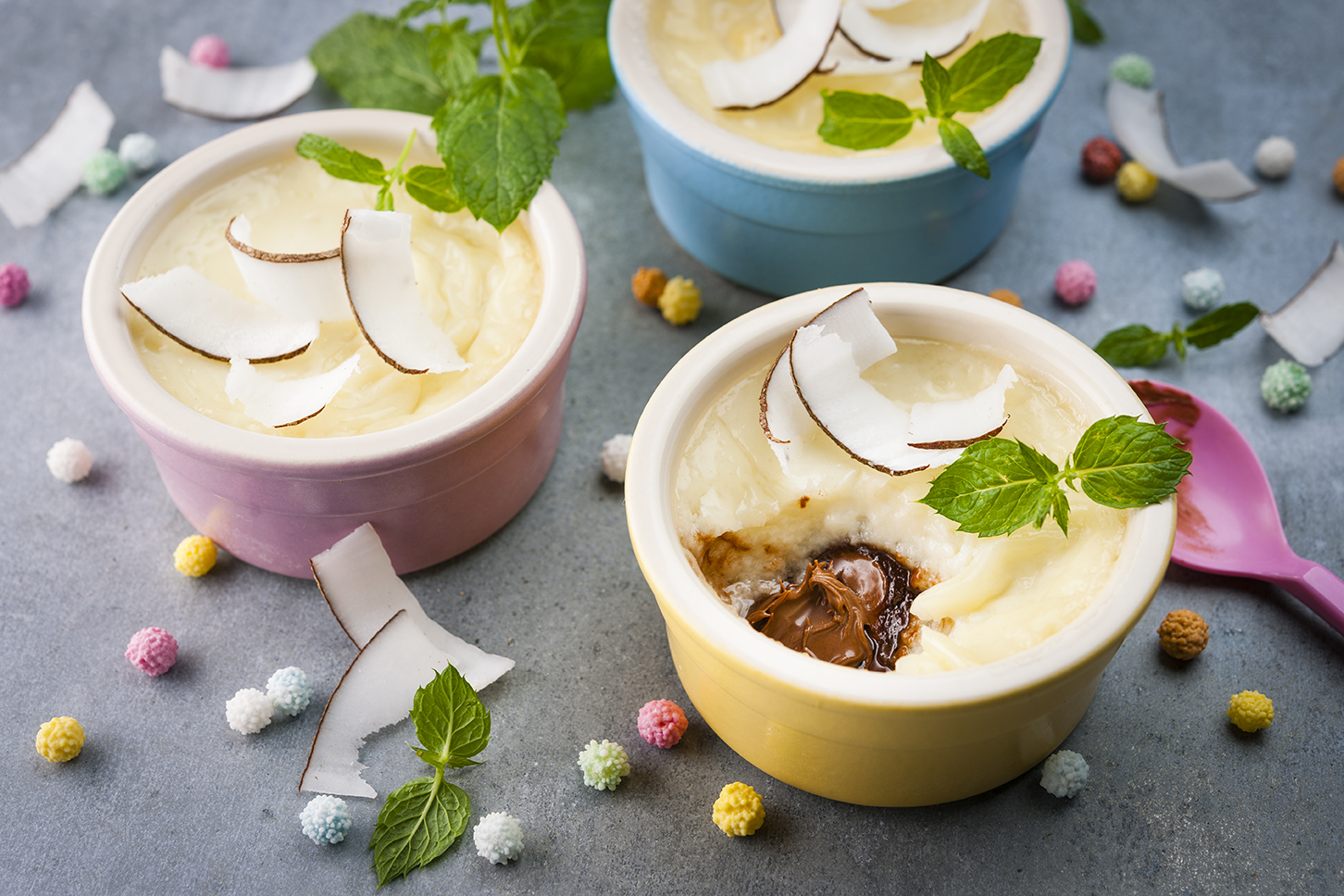 Crema al cocco e cioccolato