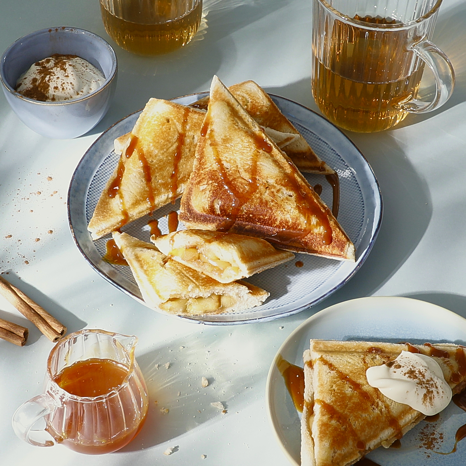 Getoastetes Sandwich nach Tatin-Art