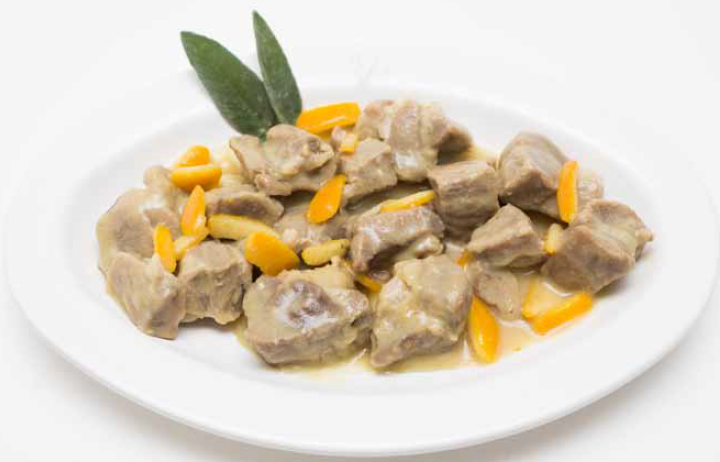 Bocconcini di maiale all’arancia