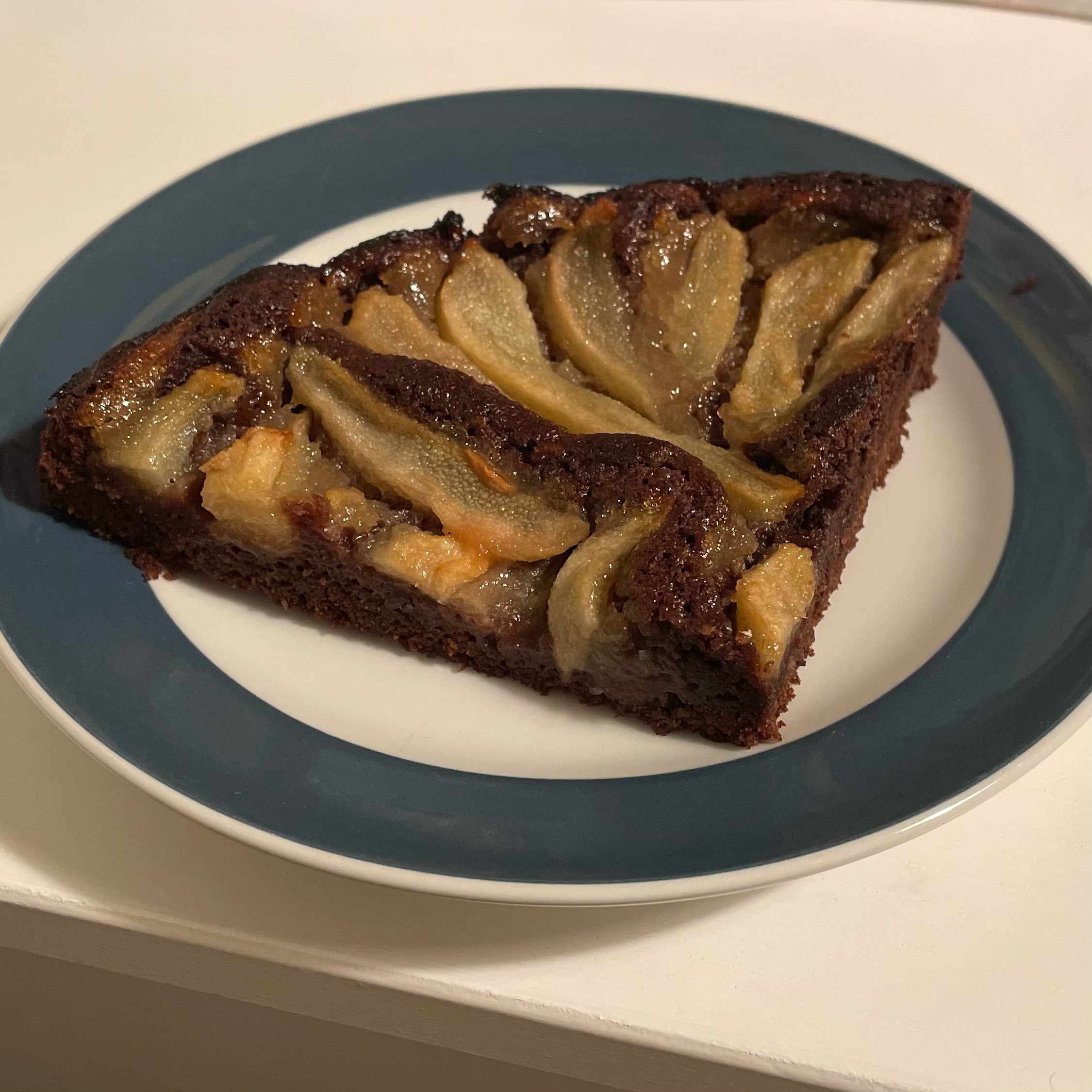 Crostata morbida pere e cacao