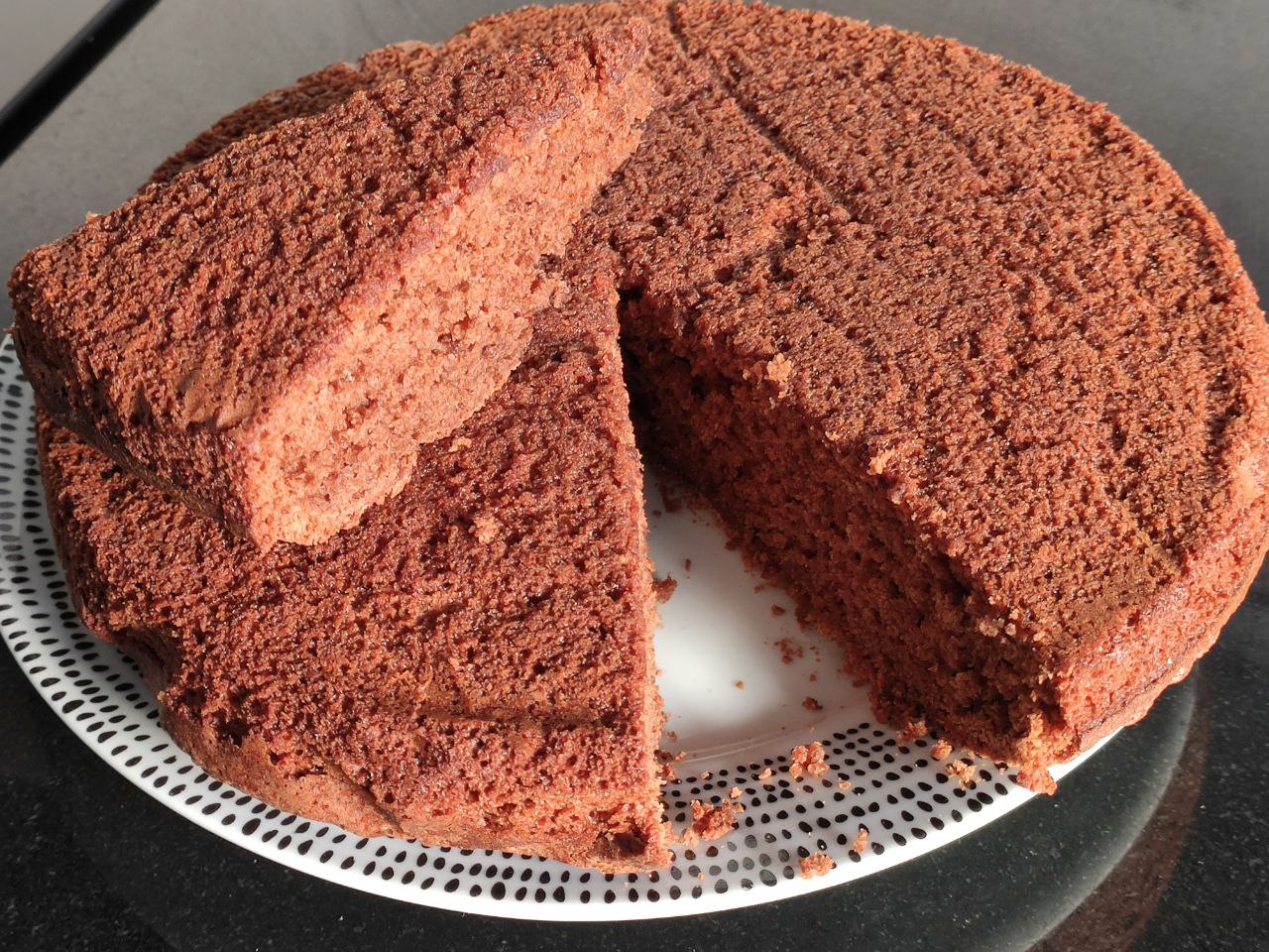 Bizcocho de chocolate
