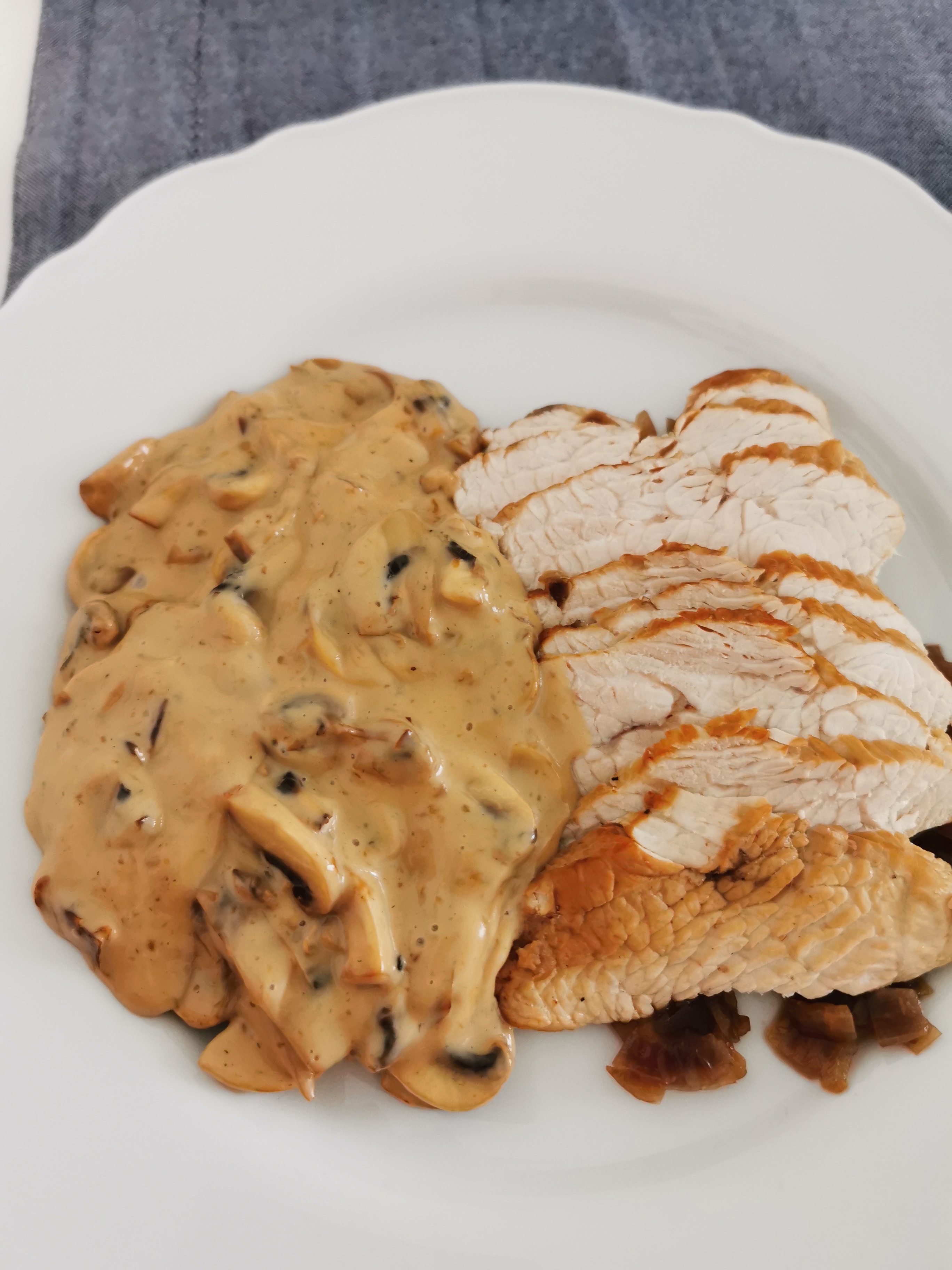 Arrosto di tacchino alla boscaiola
