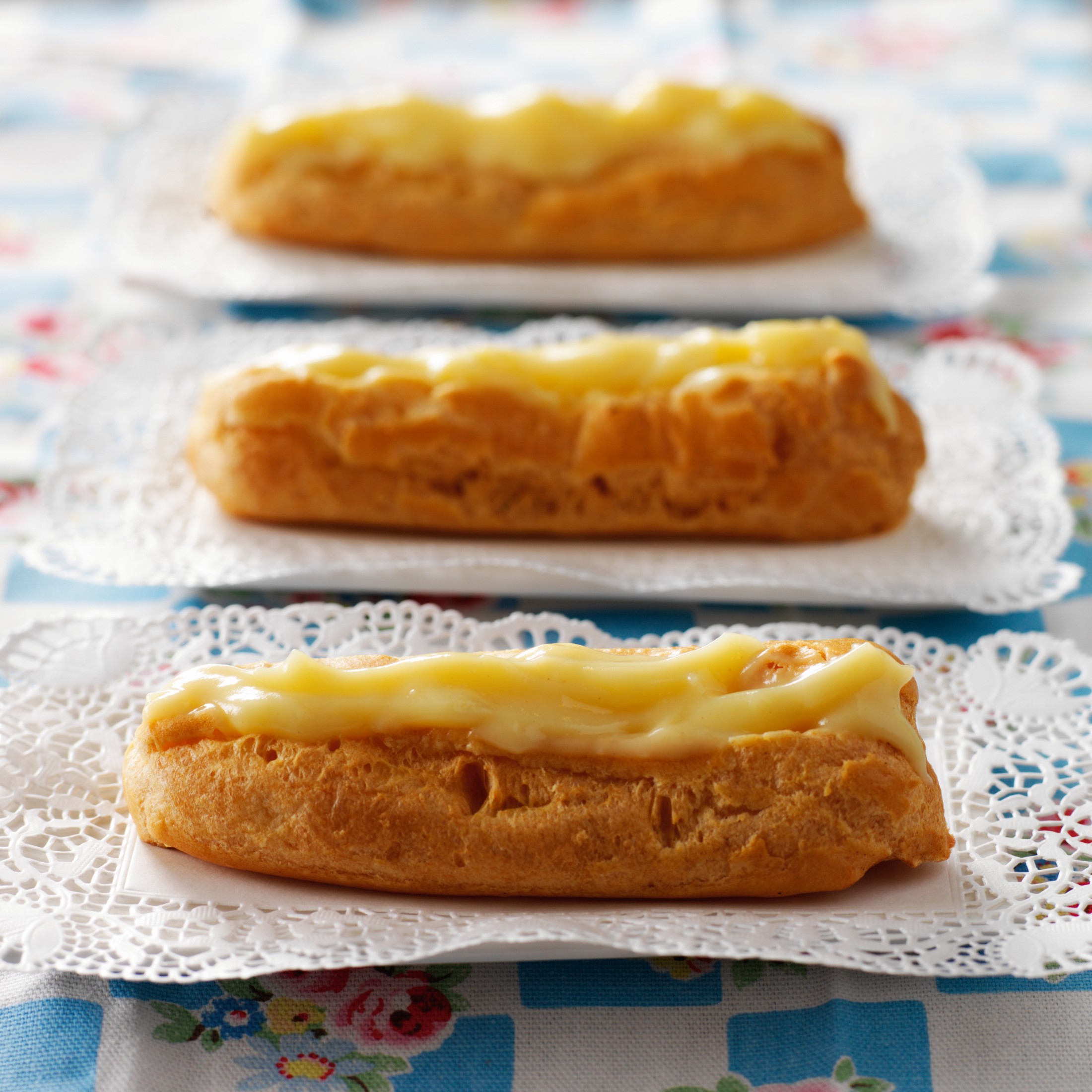 Éclair alla vaniglia