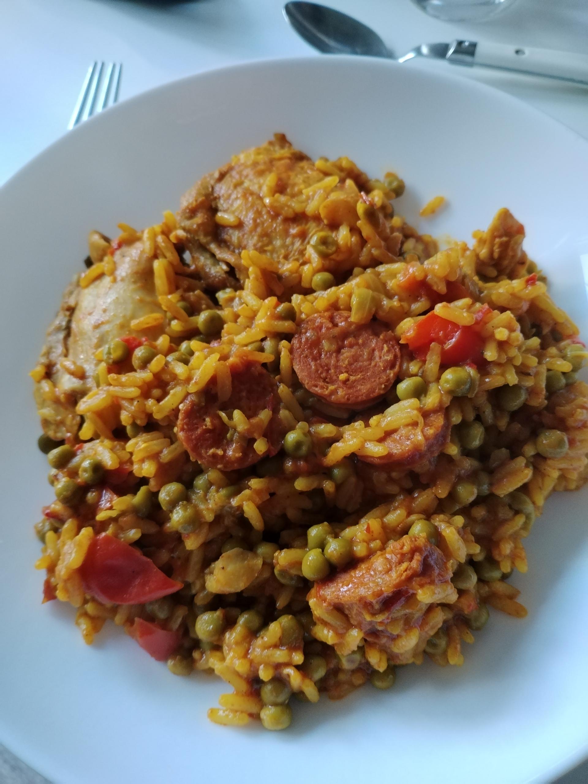 Paella sans fruit de mer - Recette Cookeo | Moulinex