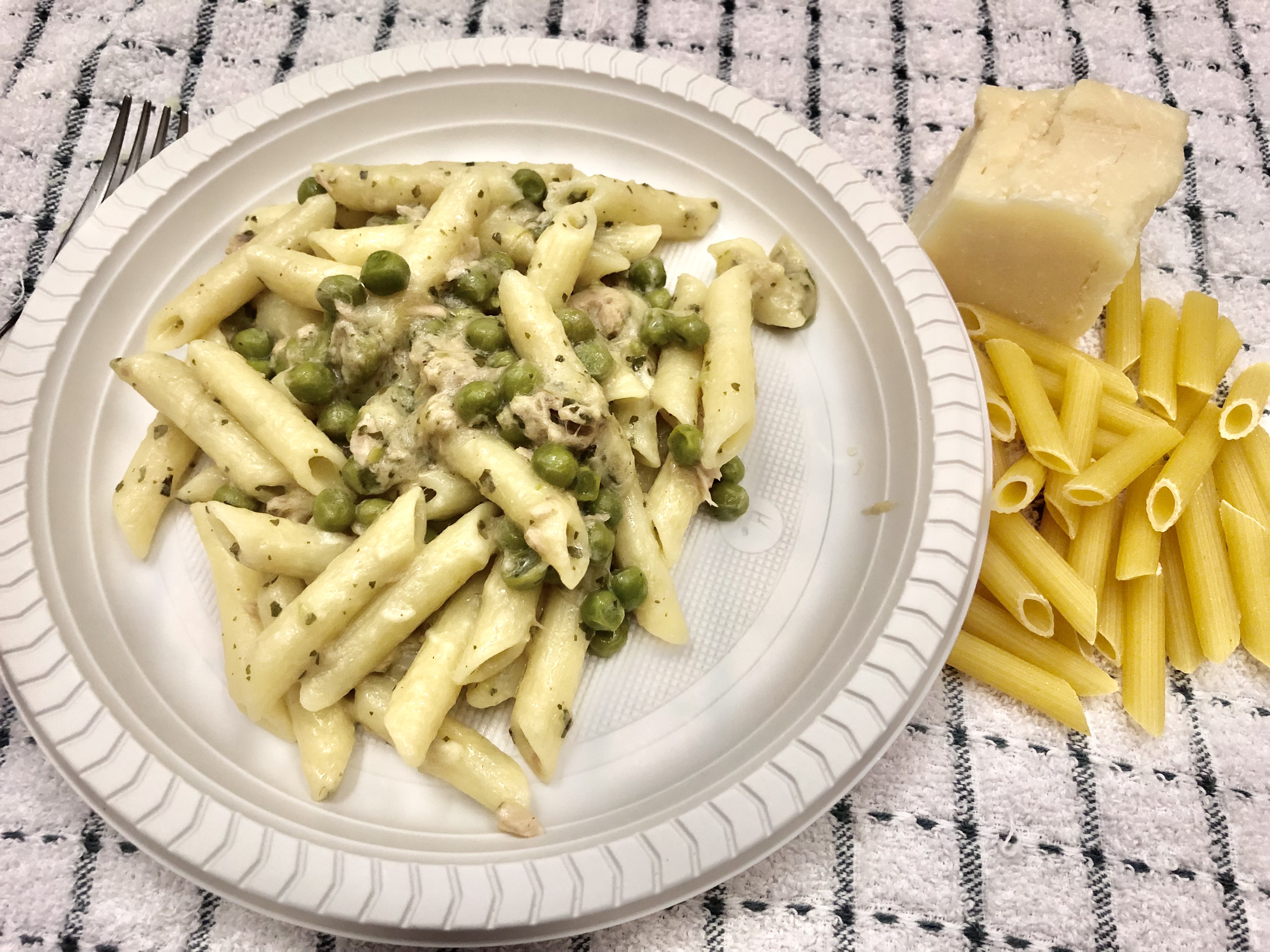 Pasta ala tonno e piselli