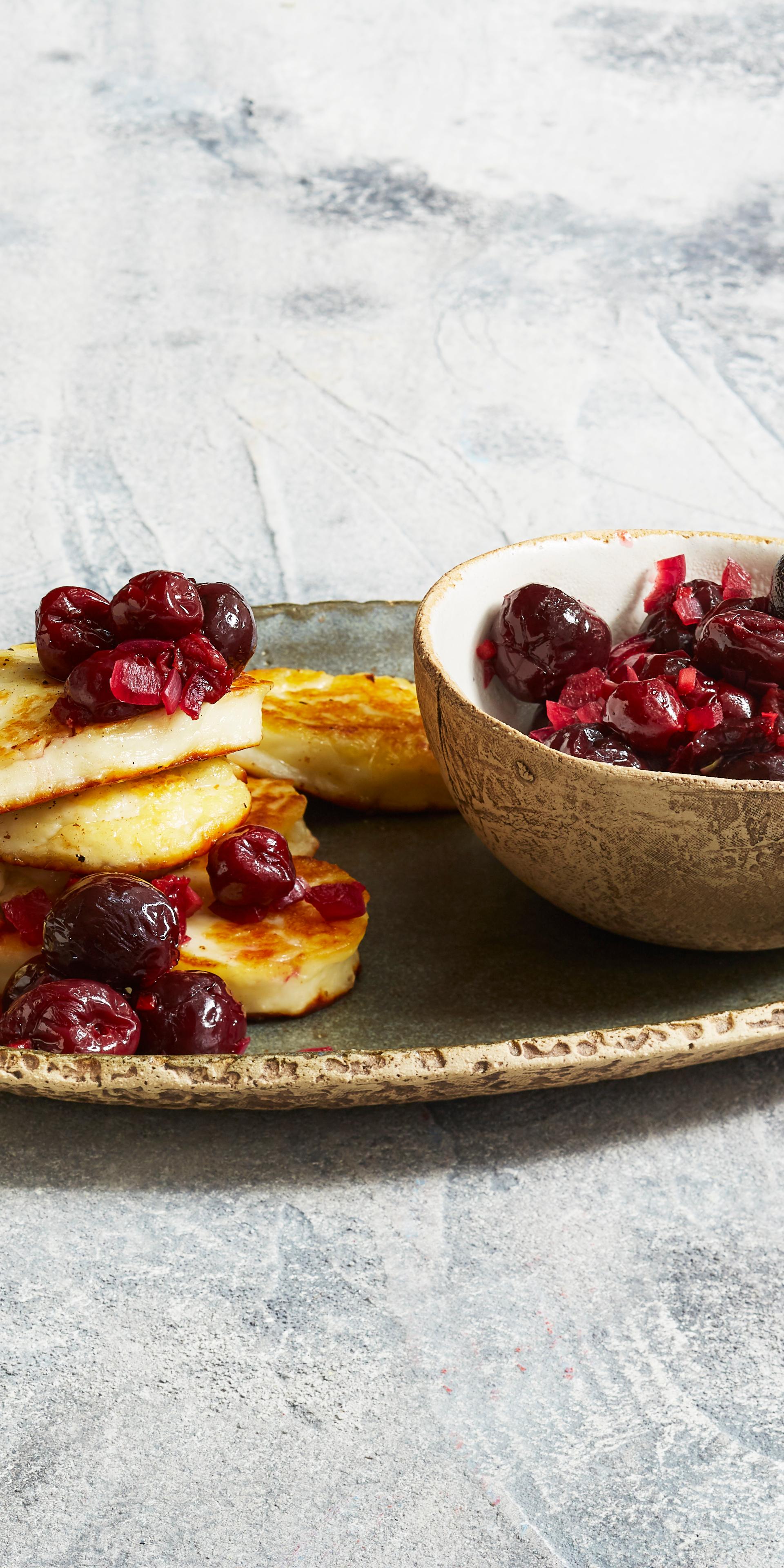 Kirsch-Chutney und Halloumi - Rezepte Cookeo | Krups