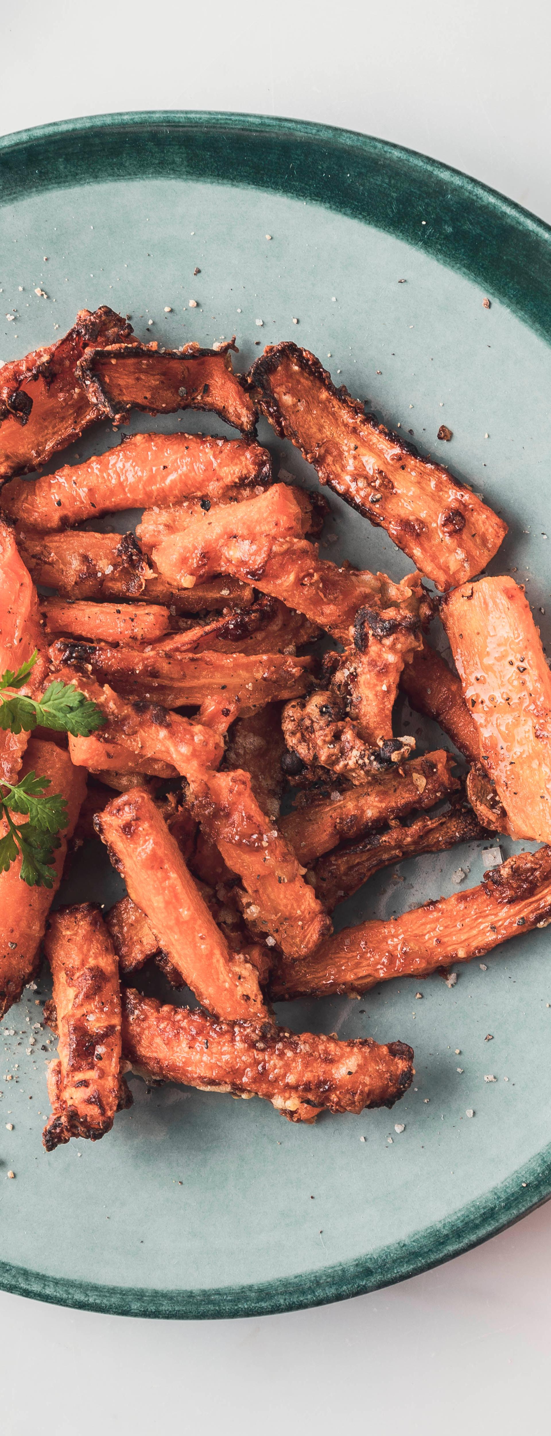 Karotten-Pommes frites mit Knoblauch und Parmesan - Rezepte EASY FRY ...