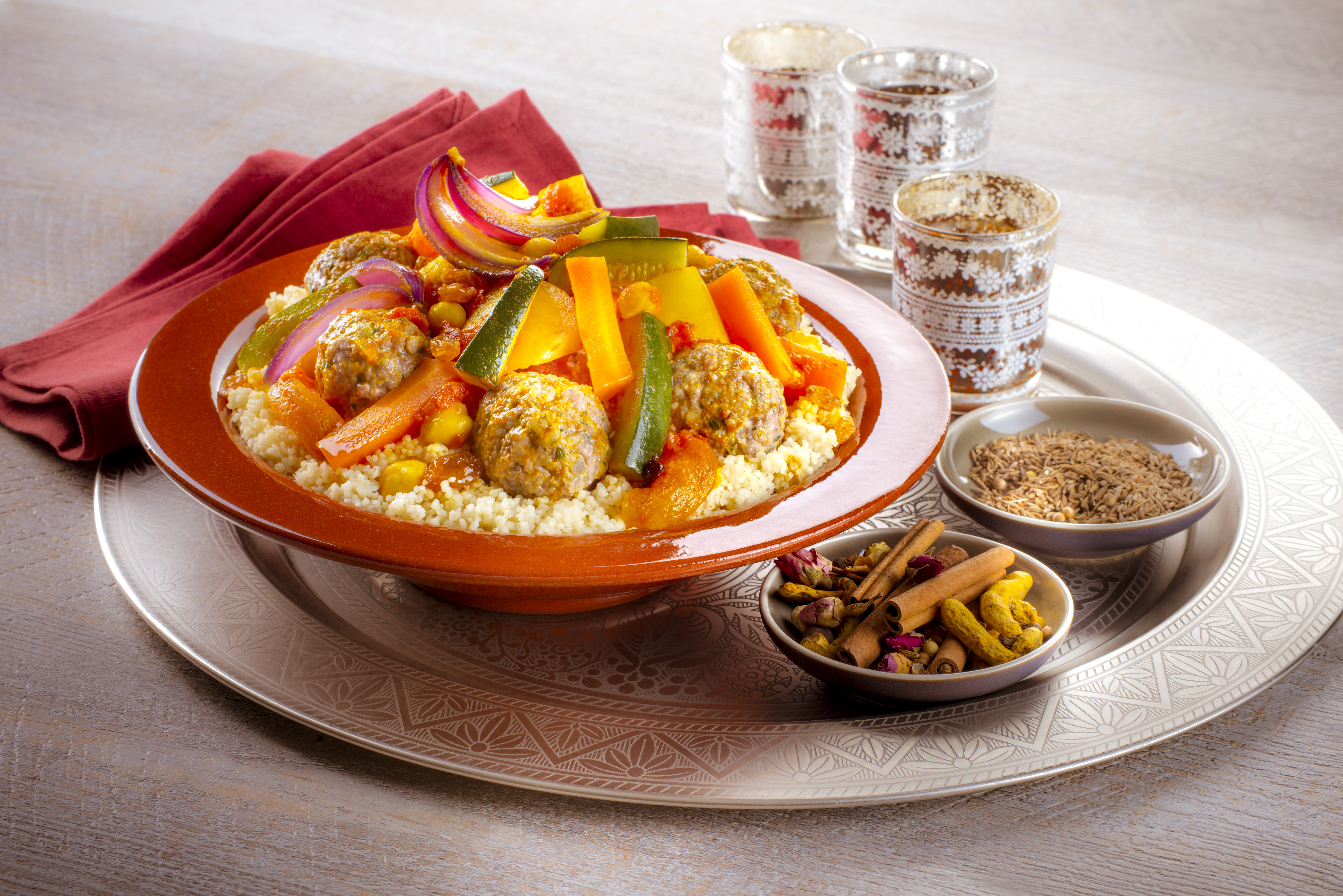 Tajine di verdure all'orientale