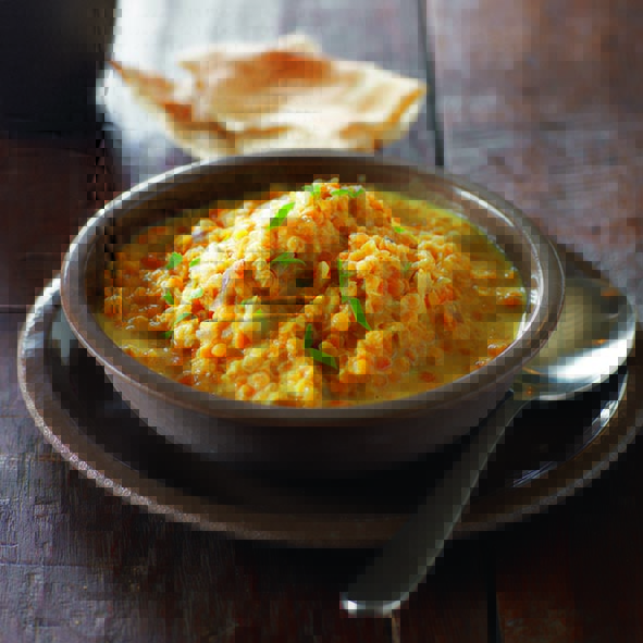 Lentejas con curry