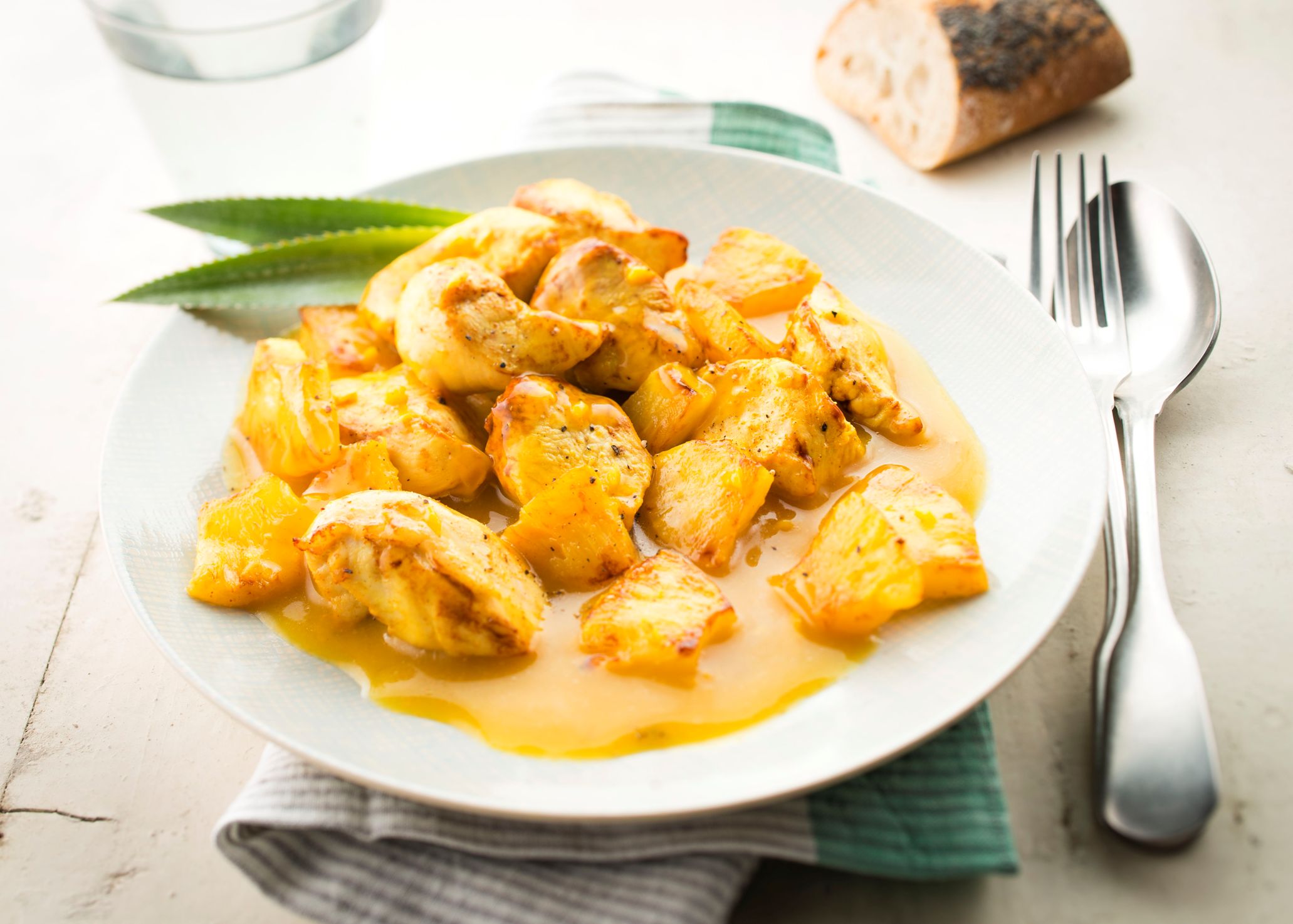Hähnchen mit Ananas