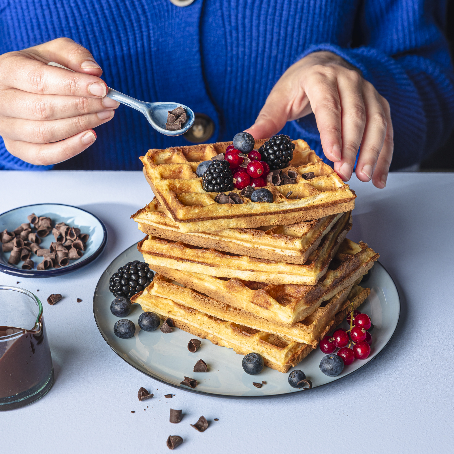 Traditionelle Waffeln