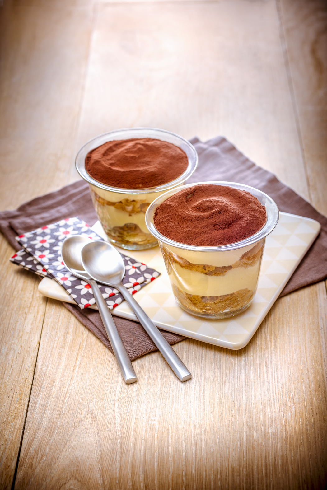 Vasitos de tiramisú
