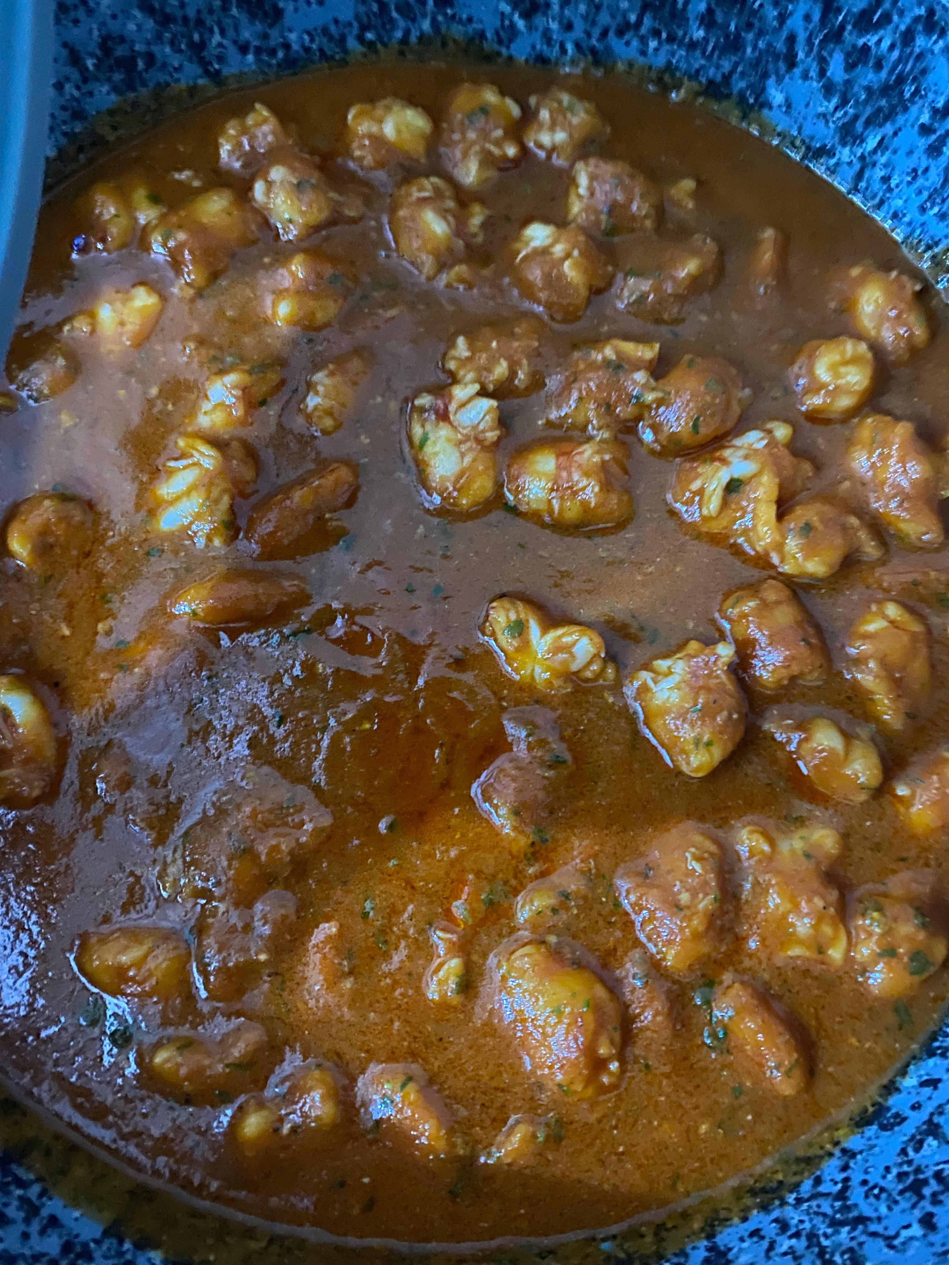 Sugo con i gamberi