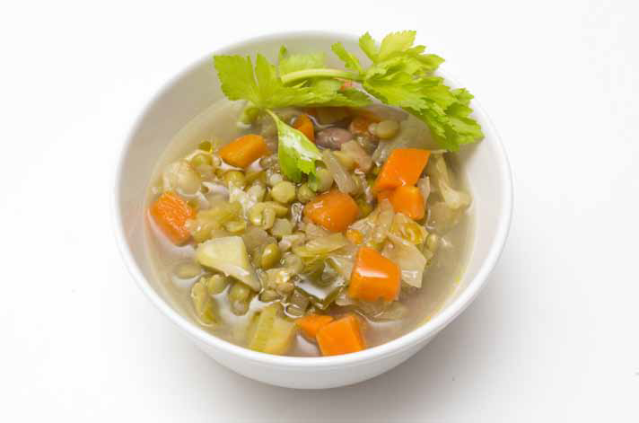 Minestrone con legumi