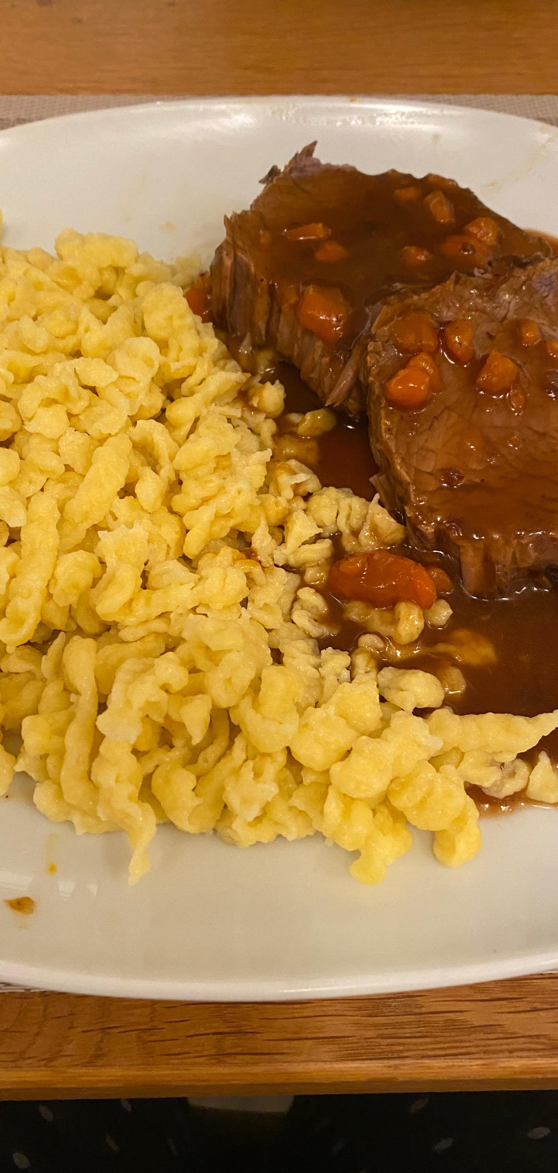 Rinderbraten mit Spätzle - Rezepte Cookeo | Krups