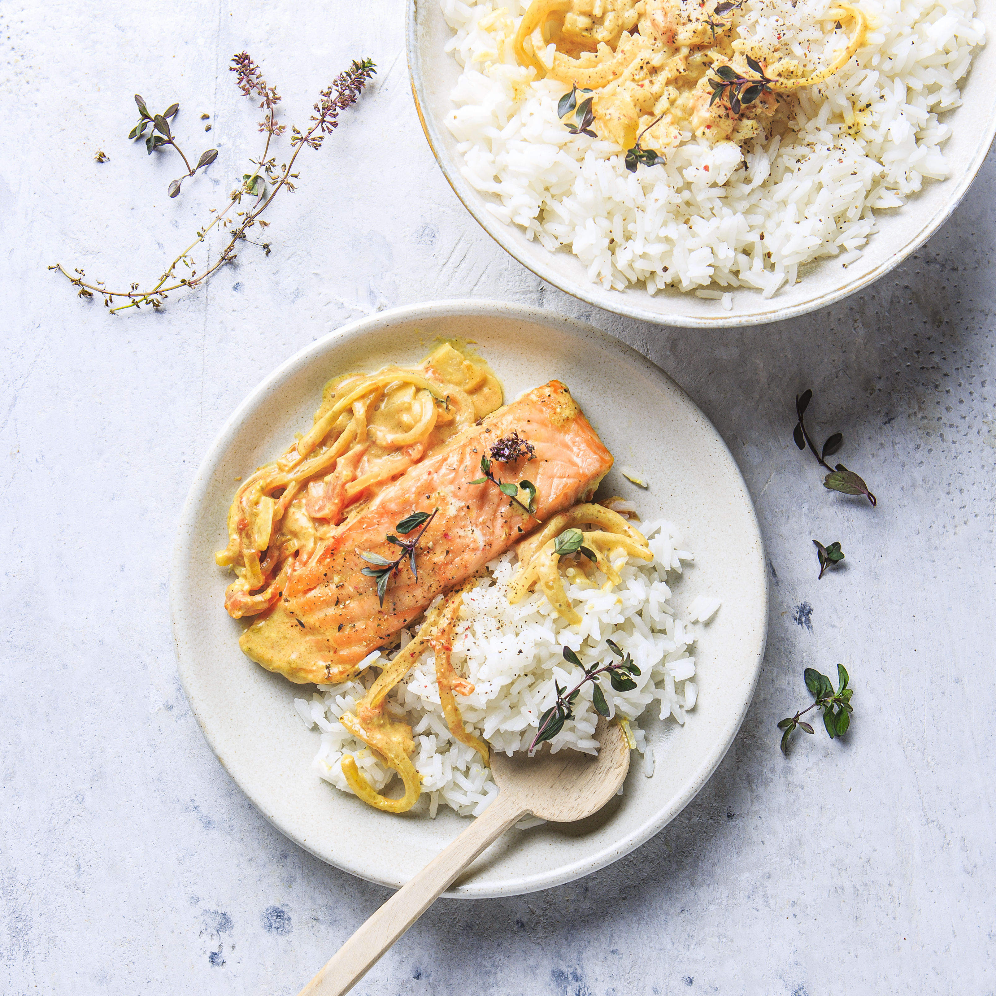 Salmón Tikka Masala