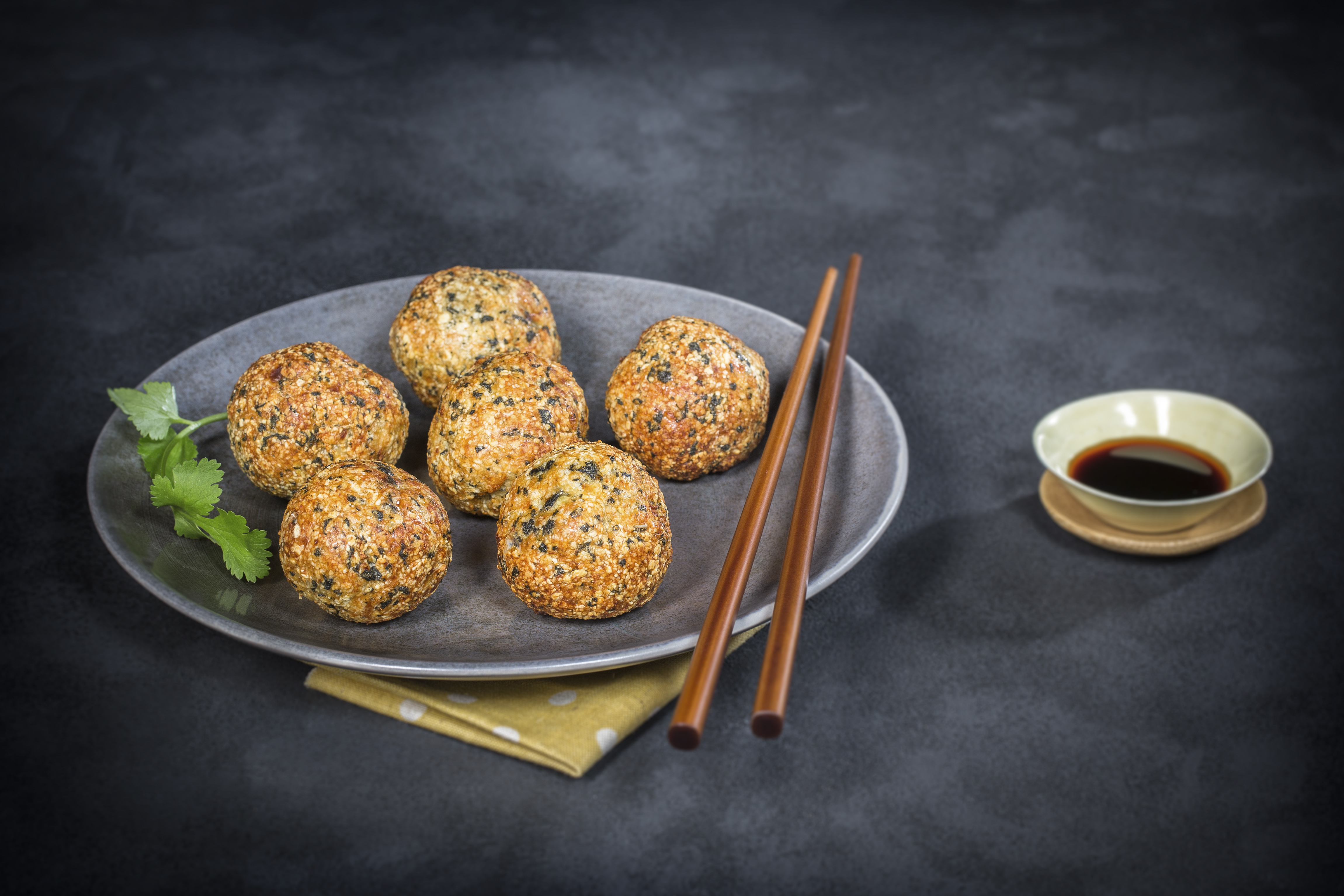 Nori-Fisch-Bällchen