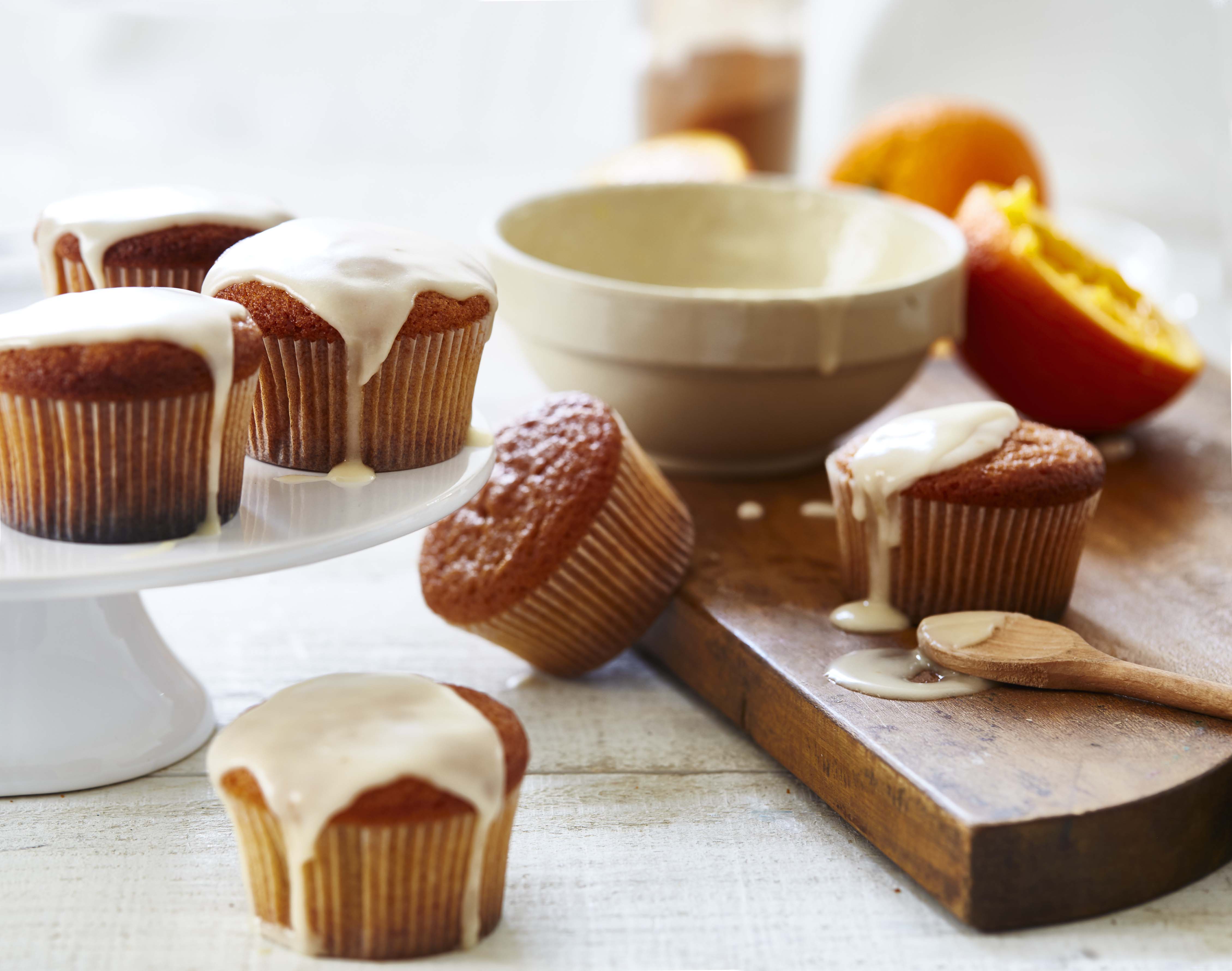 Orangen-Zimt-Cupcakes