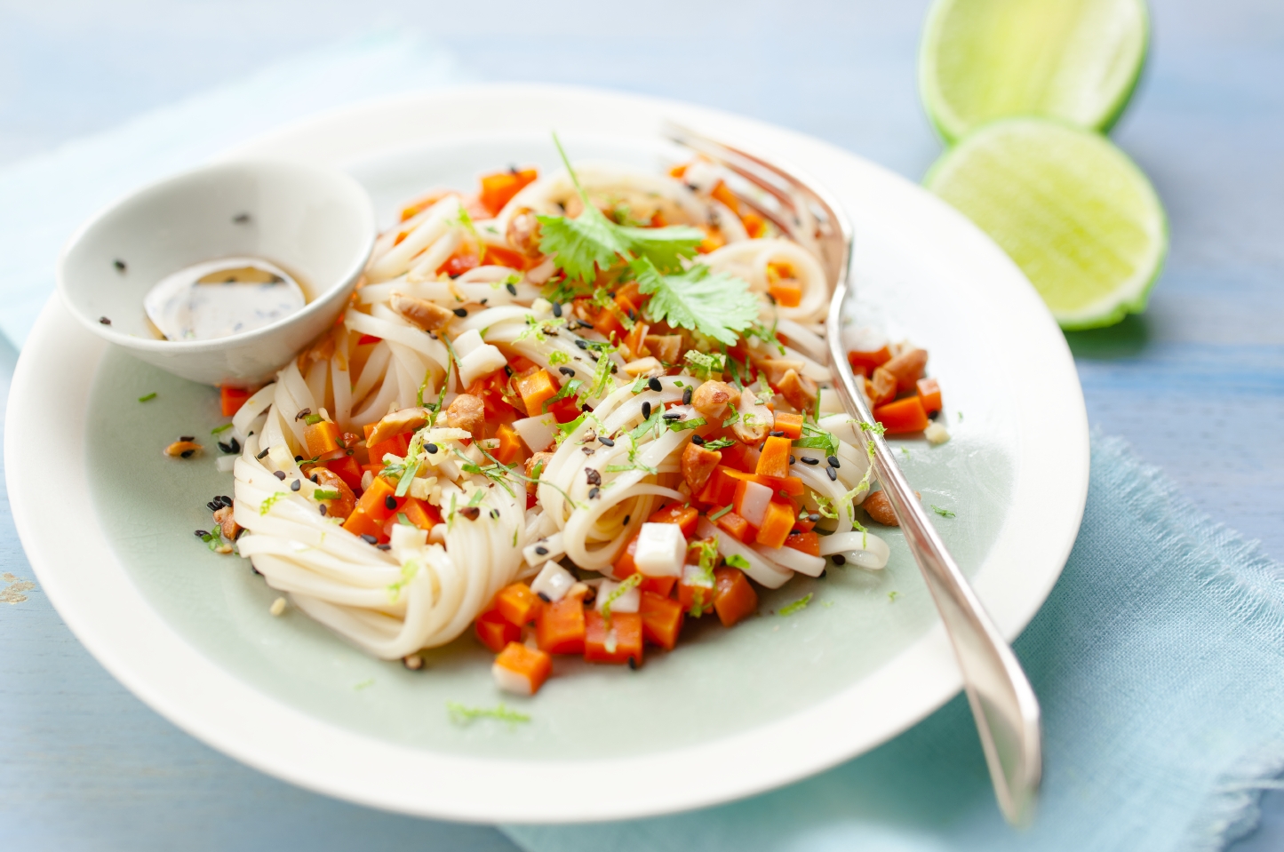 Noodles con surimi