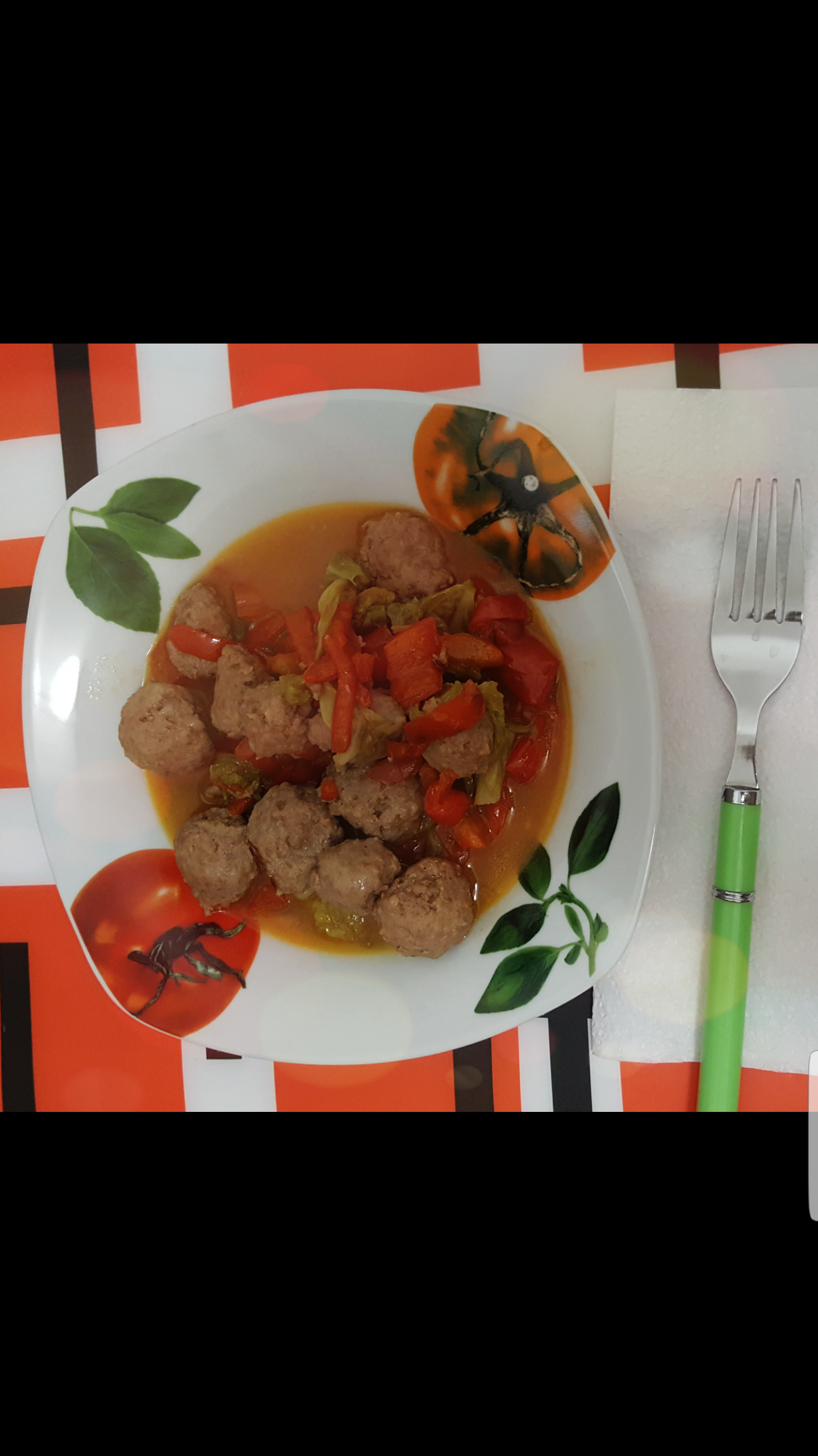 Salsiccia con verza e peperoni