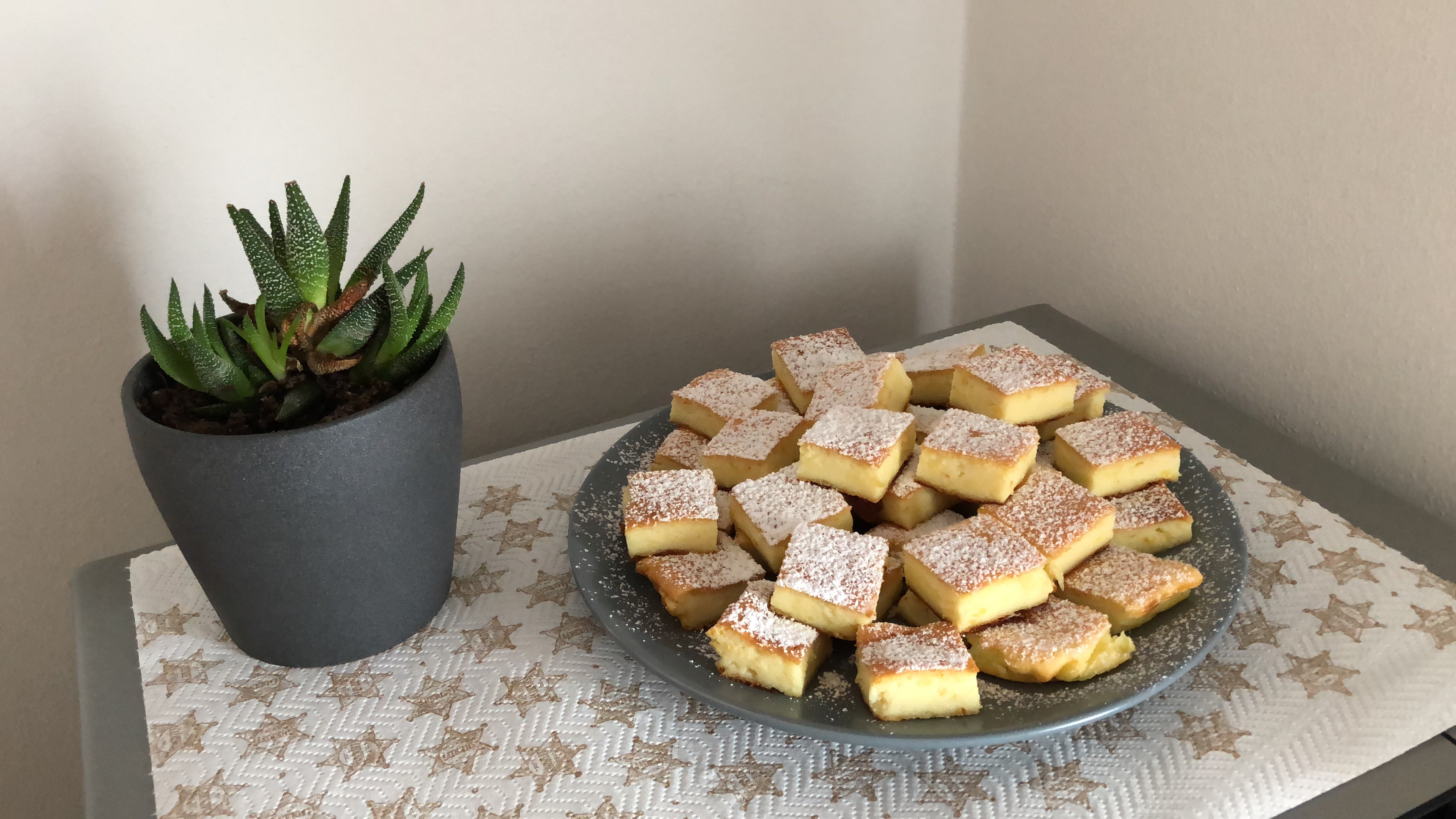 Quadretti di ricotta al limone