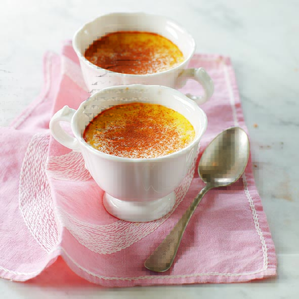 Crema de vainilla al horno