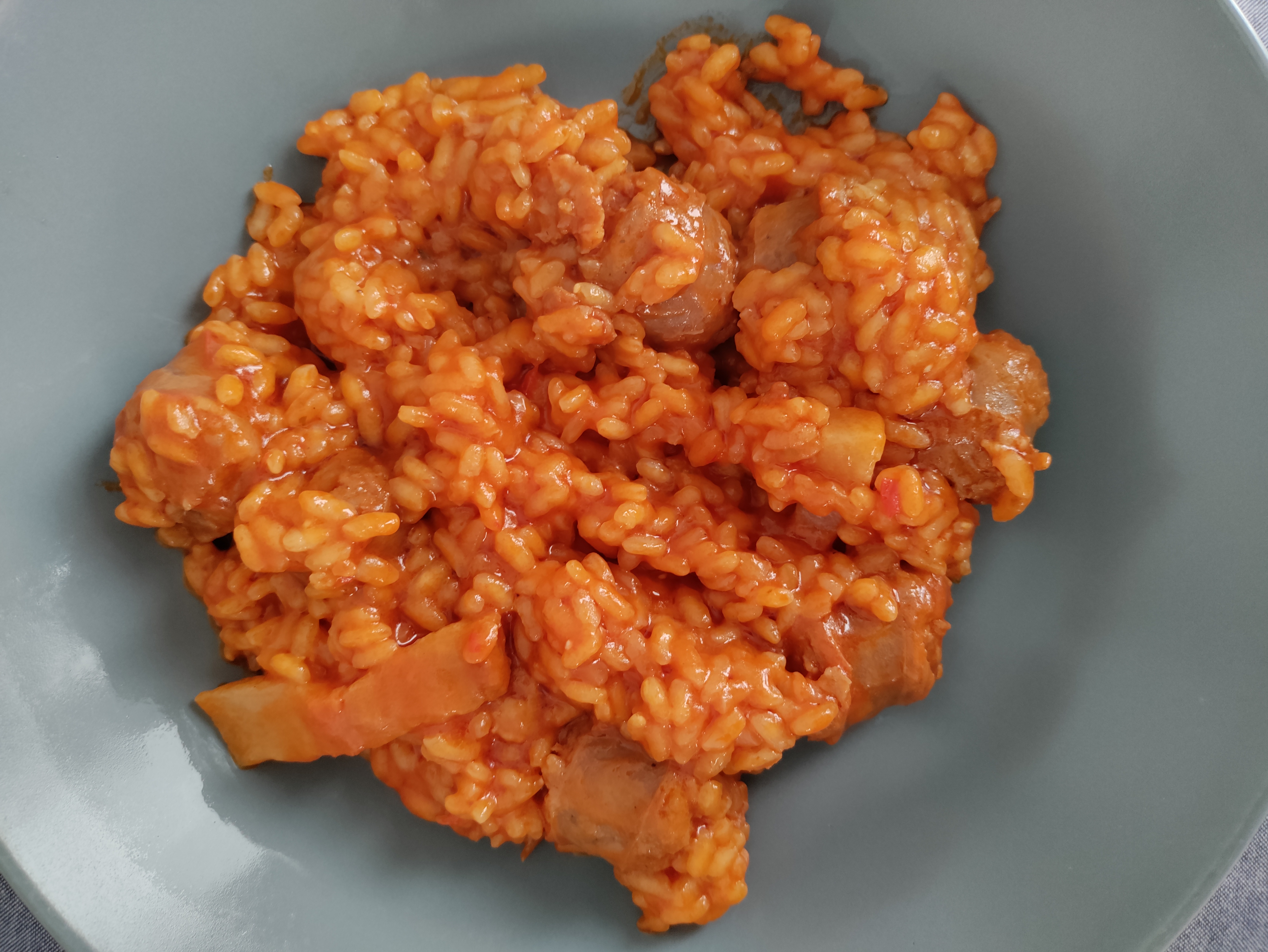 Arroz con butifarra
