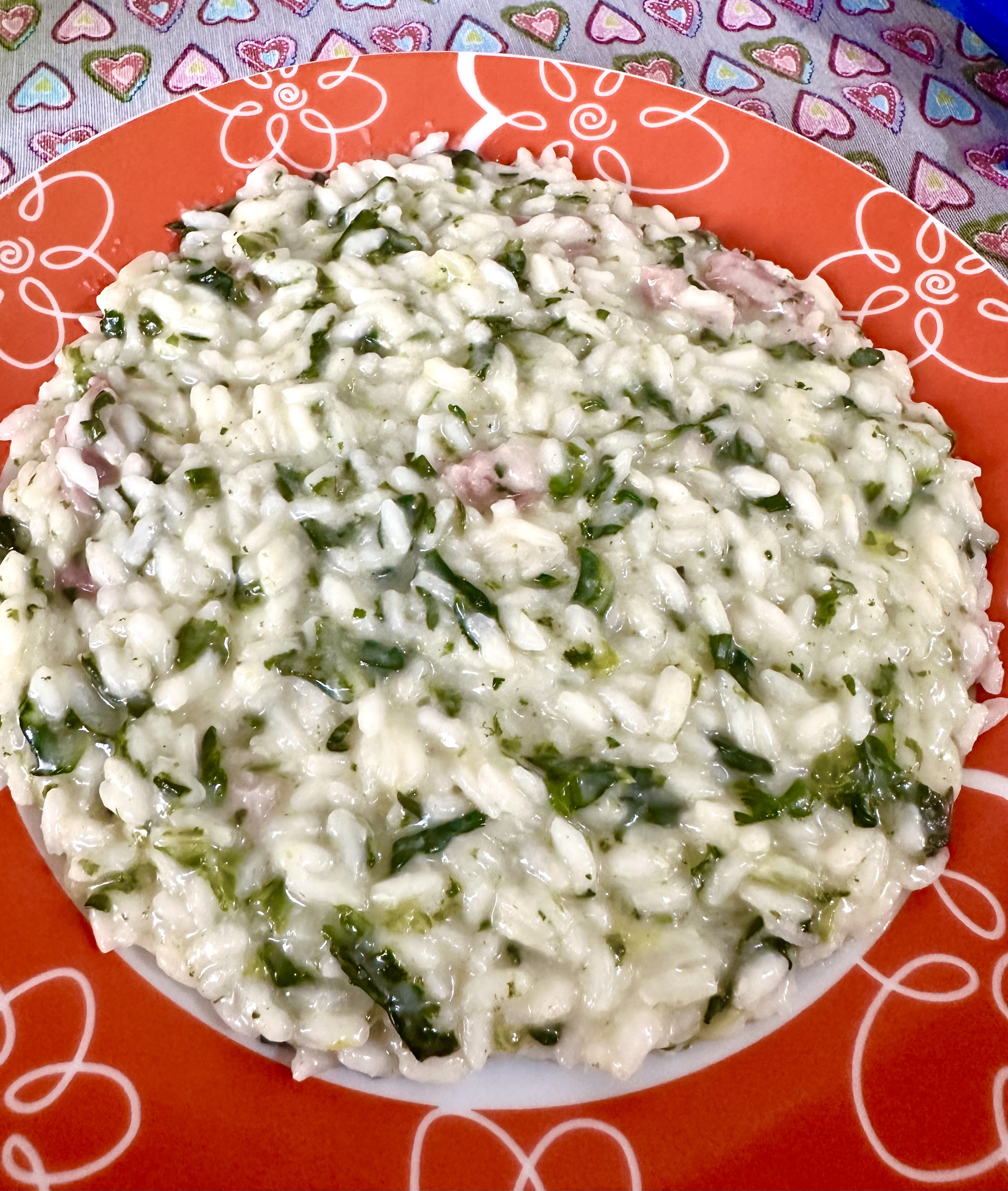 Risotto bietole e pancetta