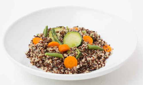 Insalata di quinoa con verdure