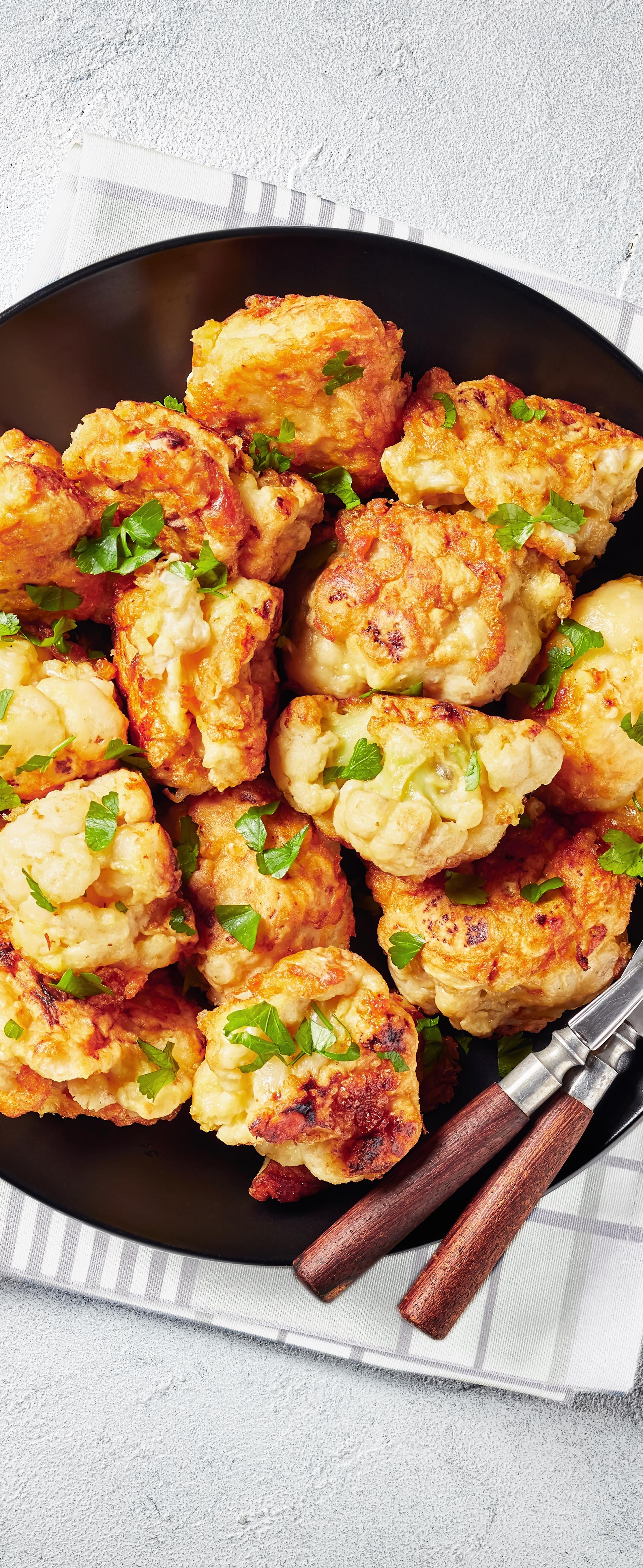 Chou-fleur pané au curry - Recette EASY FRY GRILL & STEAM 3 in 1 | Moulinex