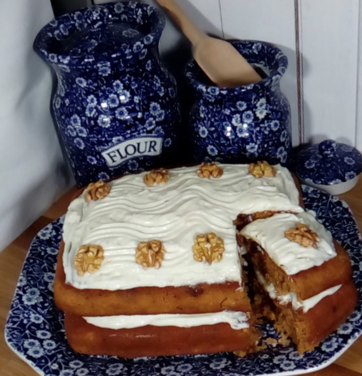 Carrot Cake ( versione americana , con cheese frosting )
