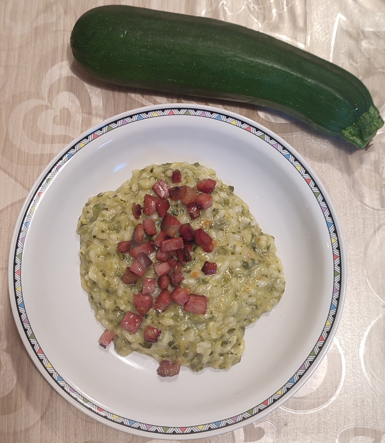 Risotto Zucchine e Speck