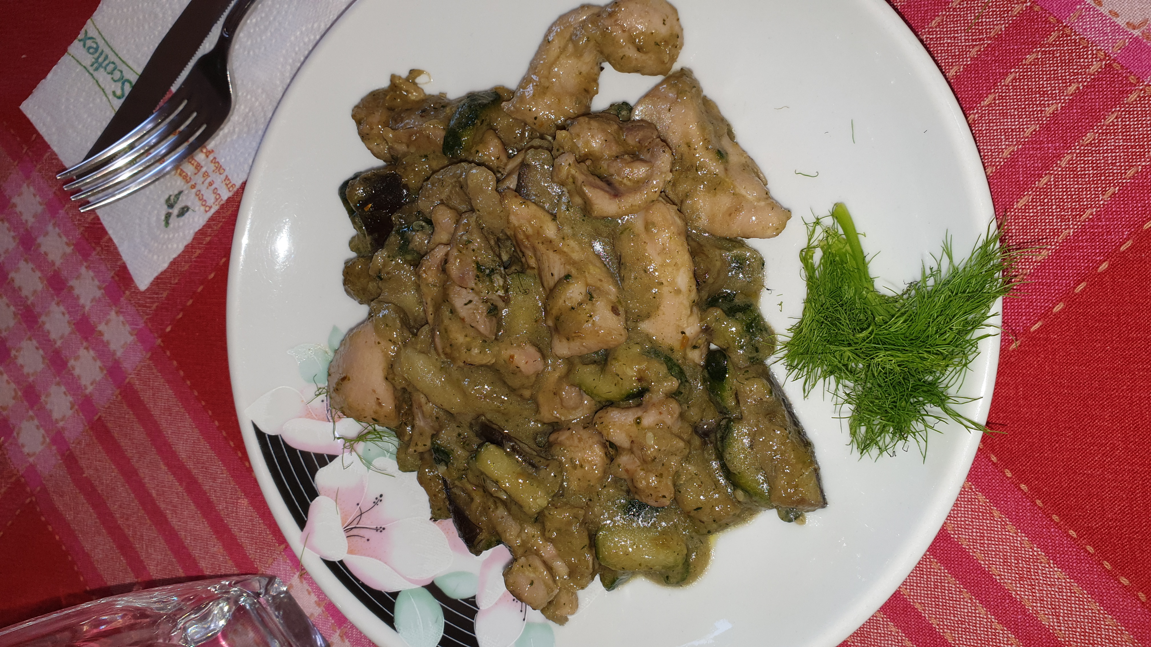 Straccetti di pollo con verdure