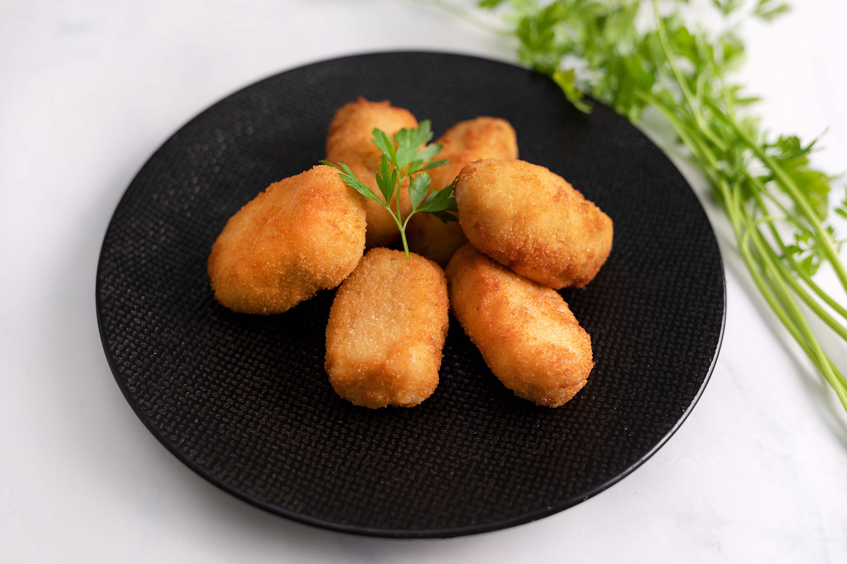 Croquetas de jamón y huevo duro