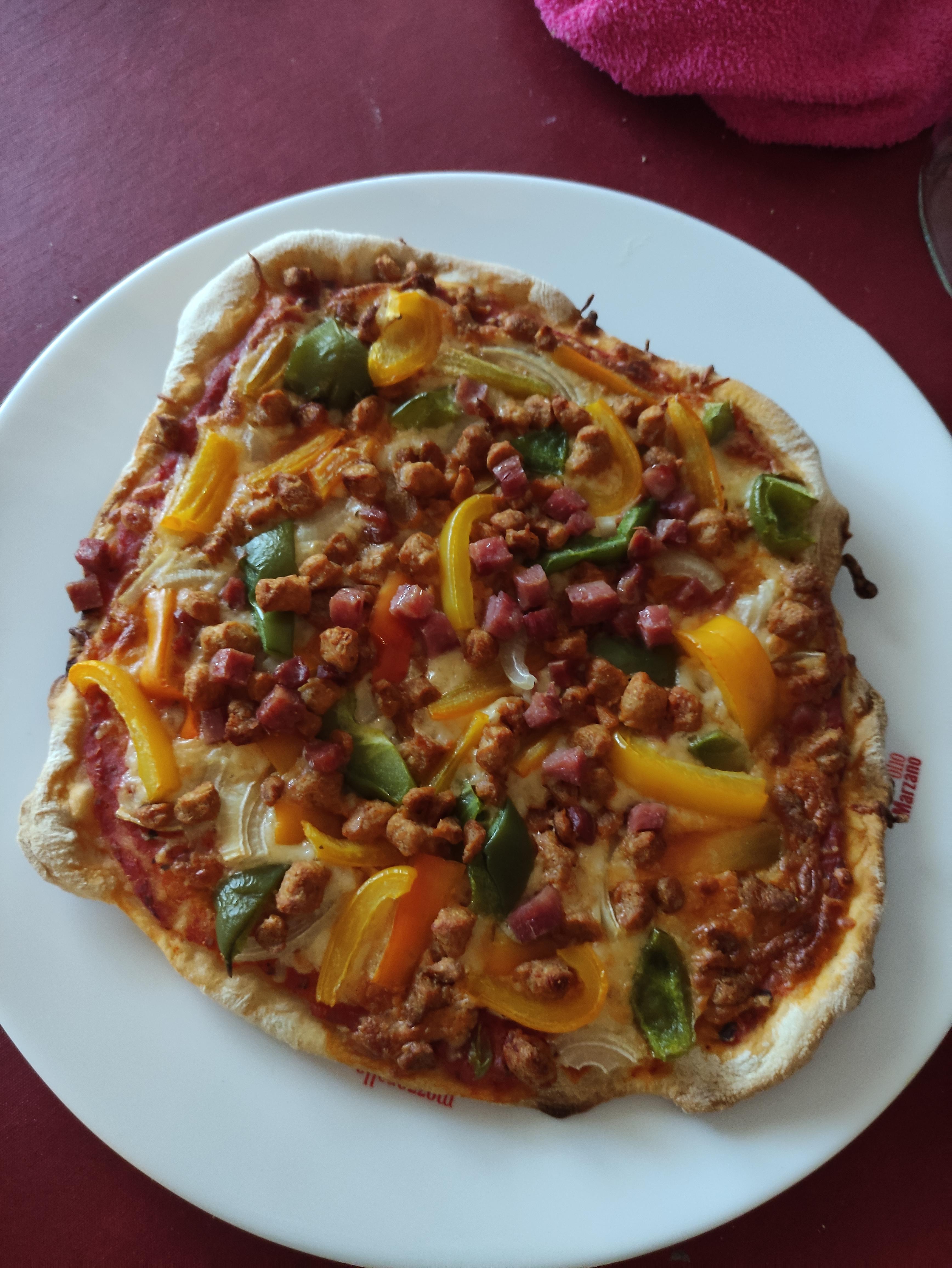 Pizza casera personalizable