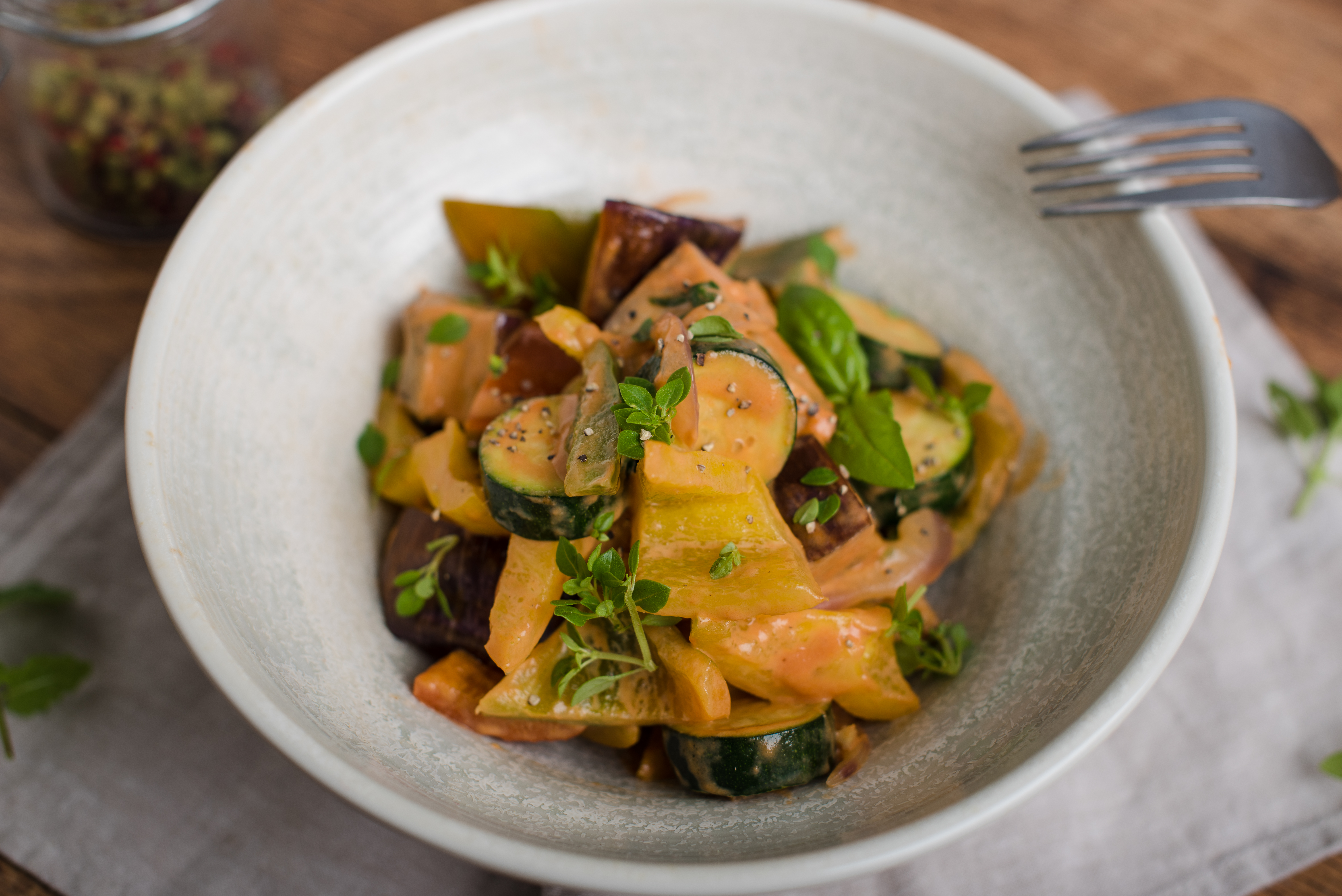 Ratatouille al latte di cocco