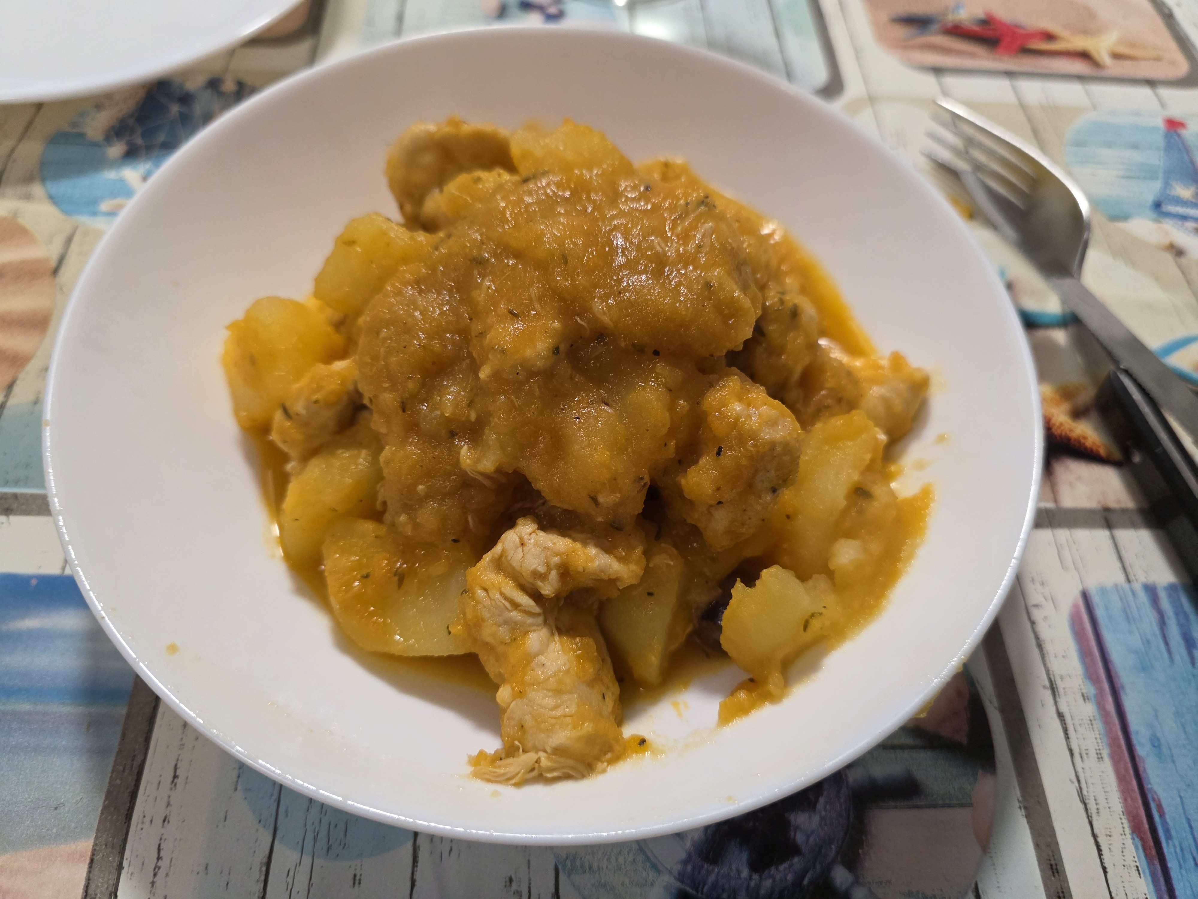 Spezzatino di Pollo alla Cacciatora con Patate e Olive (Companion)
