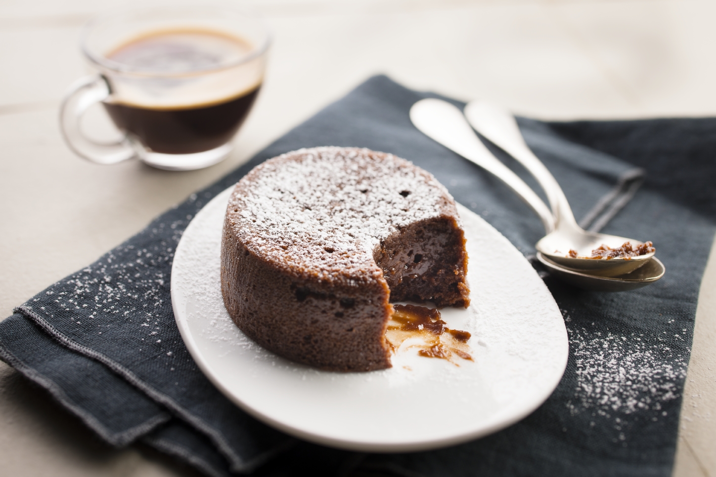 Pudín de chocolate fondant